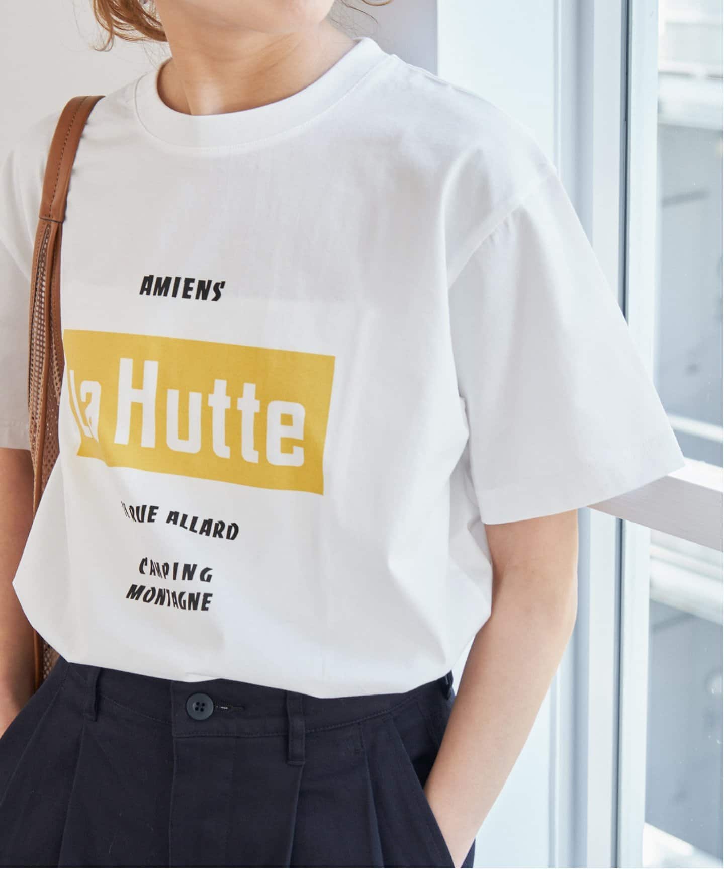 スピック＆スパン　La Hutte 天竺Tシャツ スピック＆スパン Spick & Span 《WEB限定追加予約2》La Hutte