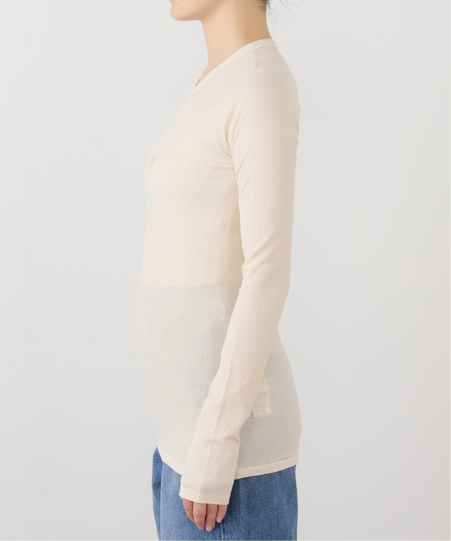 高輪店+WEB限定》Baserange/ベースレンジ HEART LONG SLEEVE TEE（T