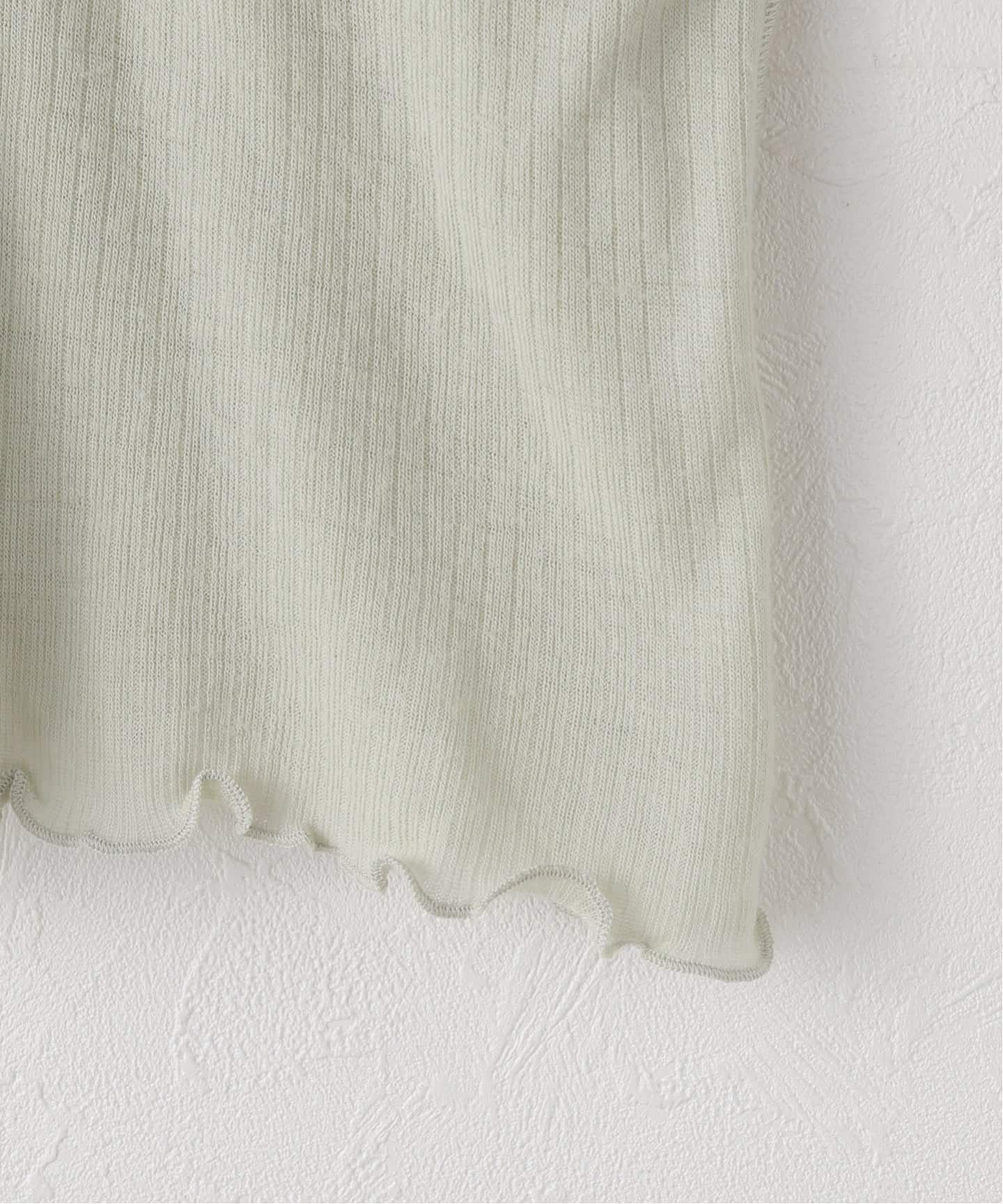 高輪店+WEB限定》Baserange/ベースレンジ NEHRU LONG SLEEVE TEE