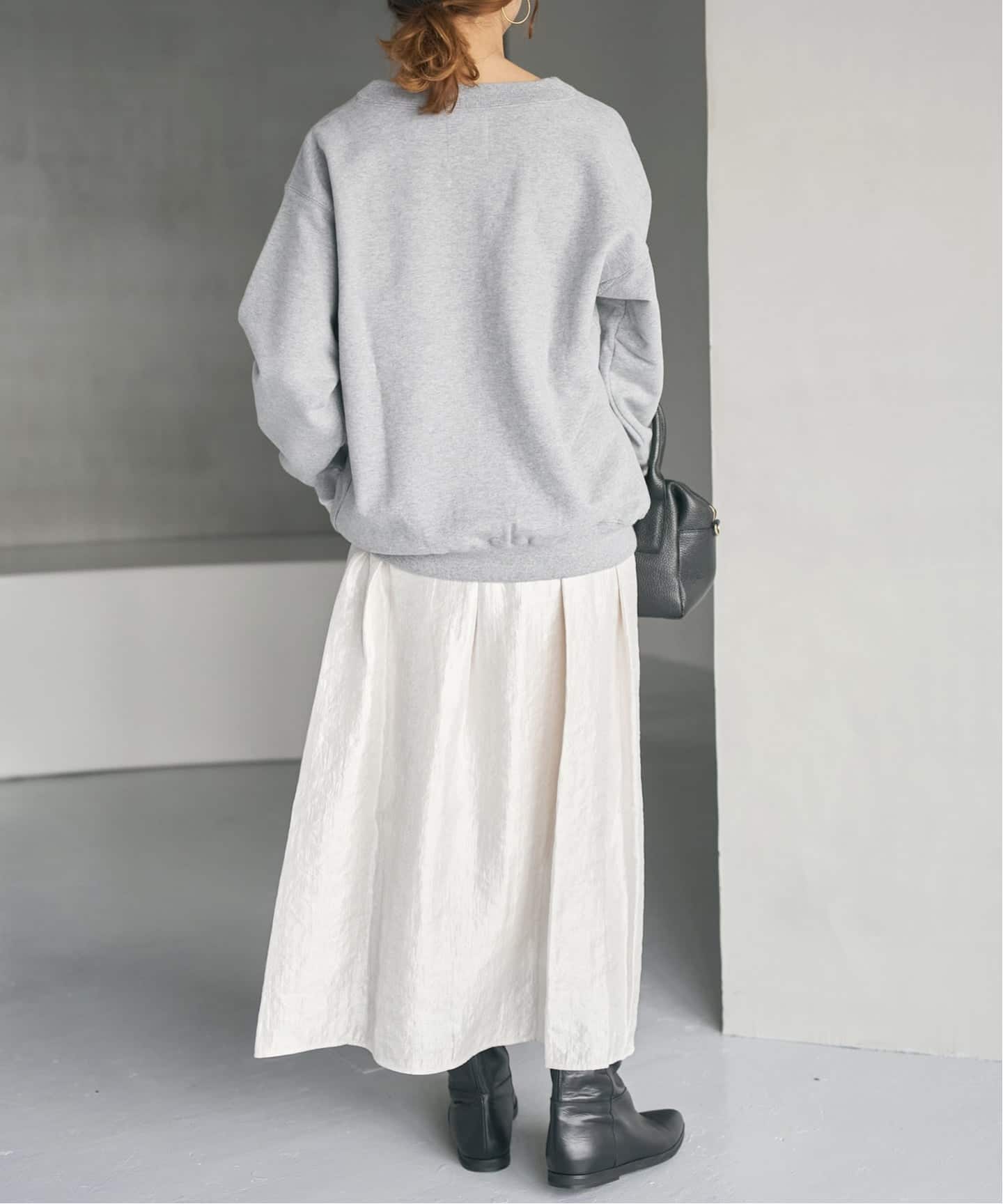 La Hutte / ラ ユット 別注Vネックスウェット グレー 追加予約》La Hutte / ラ ユット 別注Vネックスウェット