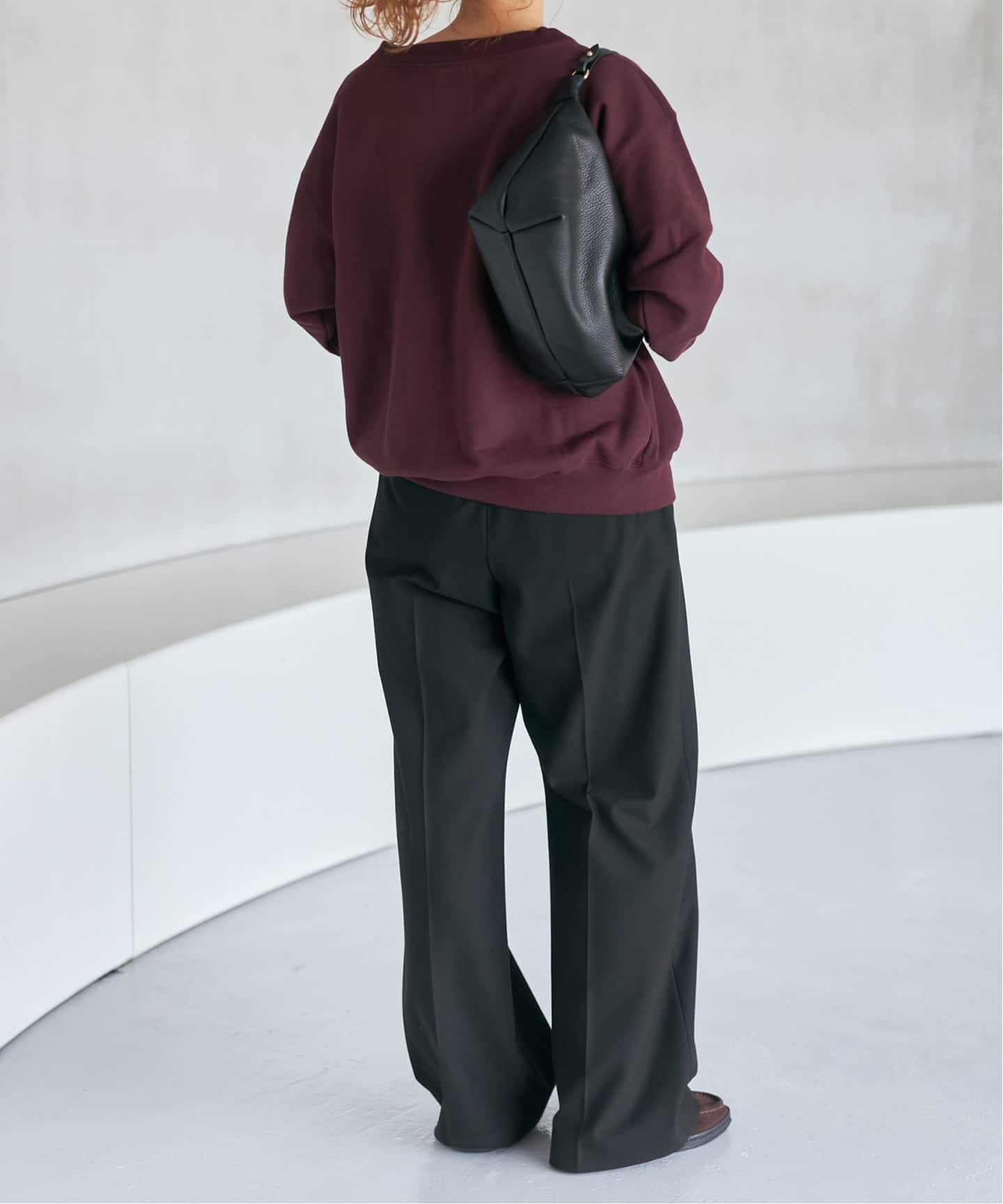 La Hutte / ラ ユット 別注Vネックスウェット グレー 追加予約》La Hutte / ラ ユット 別注Vネックスウェット