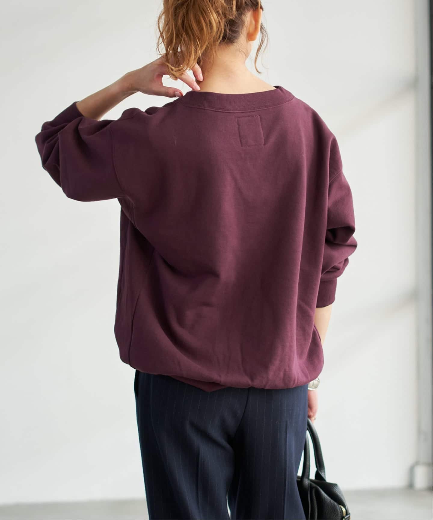 追加2予約》La Hutte / ラ ユット 別注Vネックスウェット*（スウェット