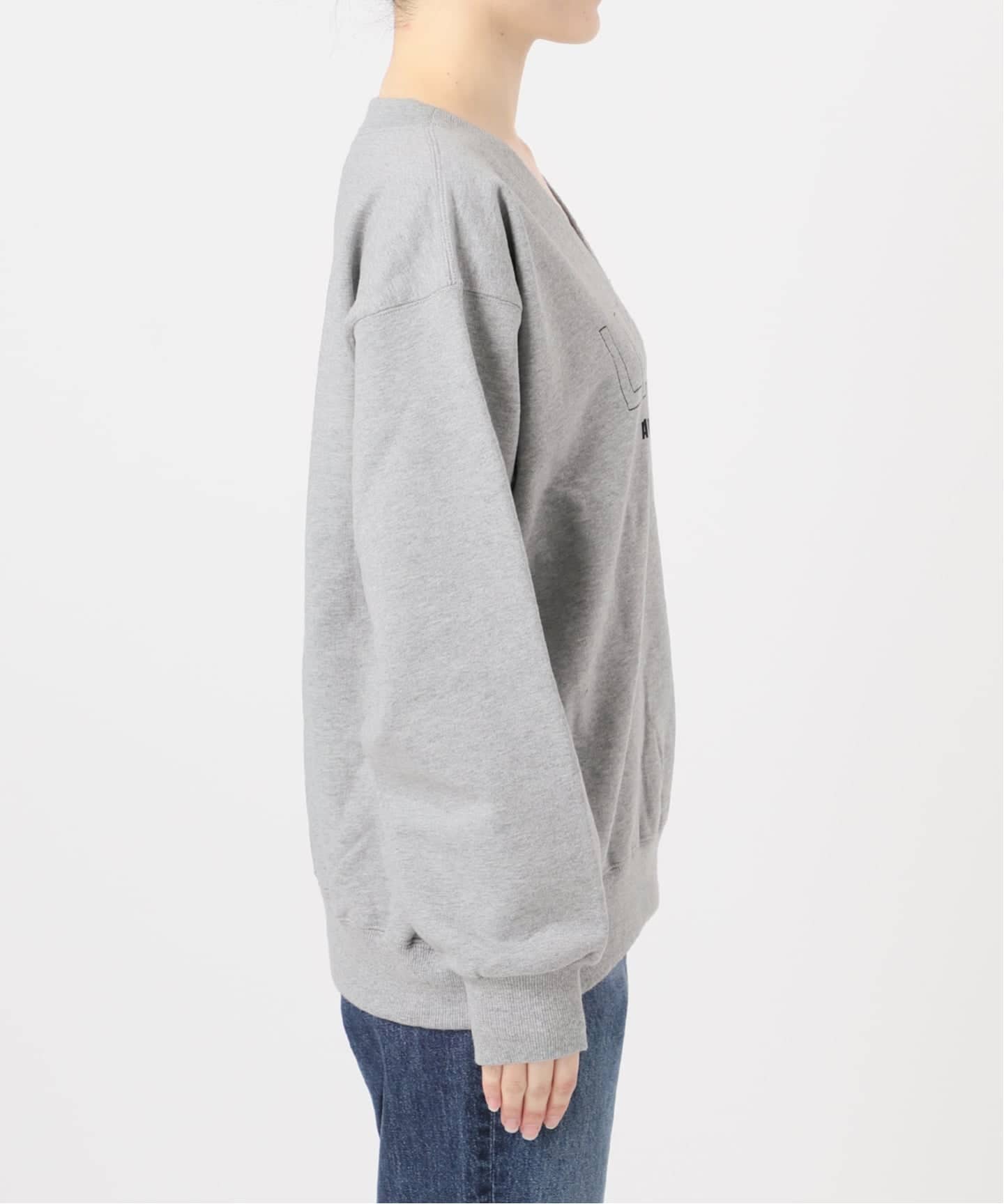 La Hutte / ラ ユット 別注Vネックスウェット グレー 追加2》La Hutte / ラ ユット 別注Vネックスウェット*（スウェット