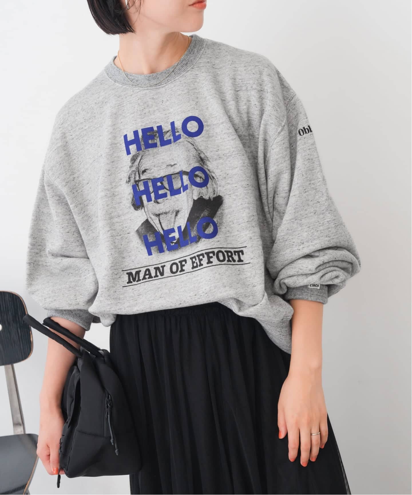 追加予約》oblada / オブラダ 別注HELLO SWEAT*（スウェット）｜Spick