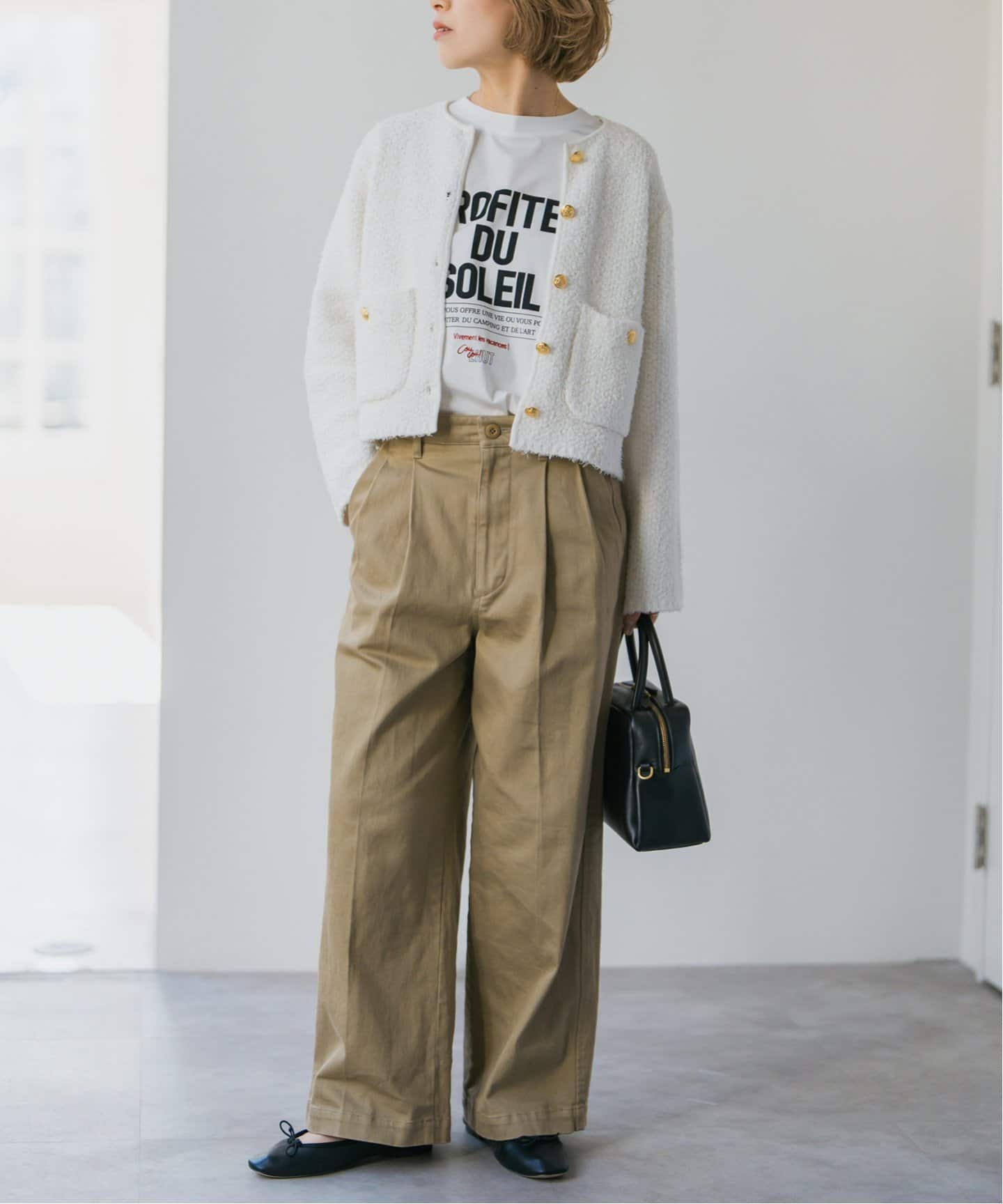 【新品未使用】Spick and Span La Hutte 天竺Tee WEB限定追加2》La Hutte / ラ ユット 60/2シルケット天竺Tee（T