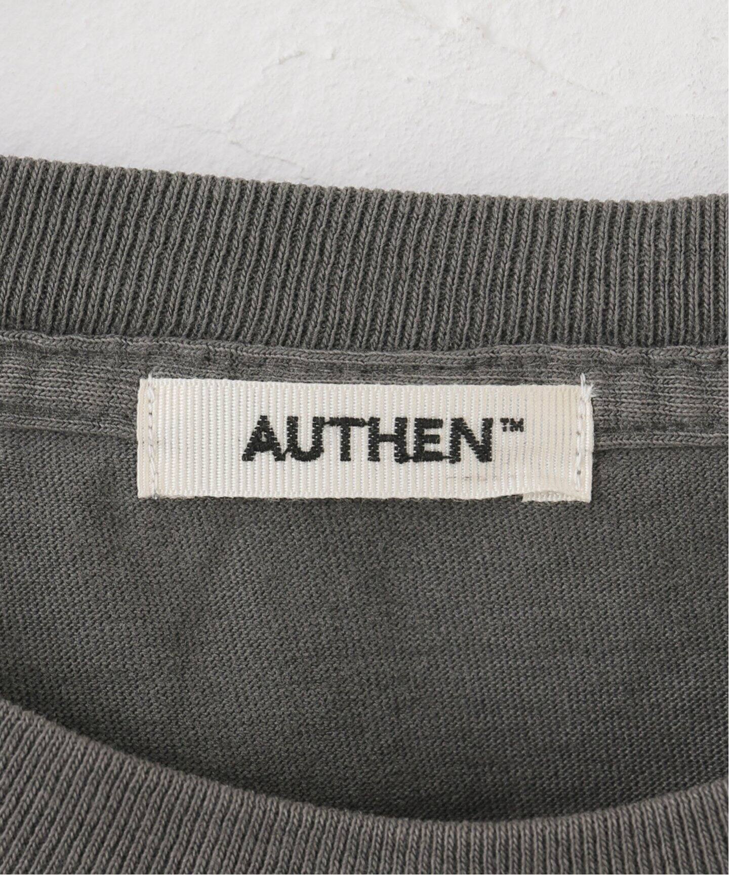 追加》AUTHEN / オーセン NUMBERING FLOCKY T-SHIRT（Tシャツ