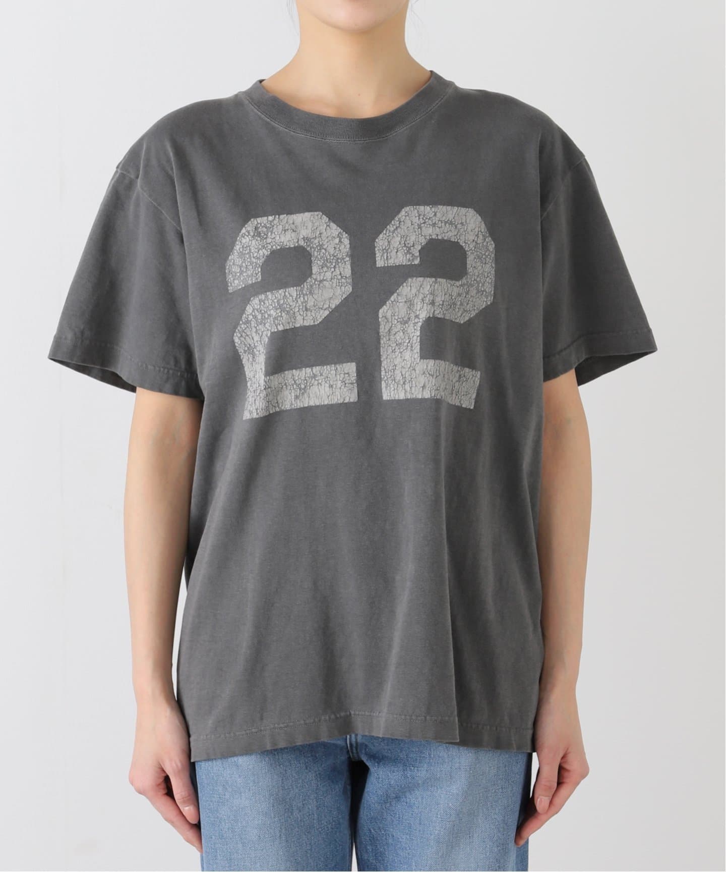 即完売☆Spick and Span☆NUMBERING FLOCKY Tシャツ 追加》AUTHEN / オーセン NUMBERING FLOCKY T-SHIRT（Tシャツ