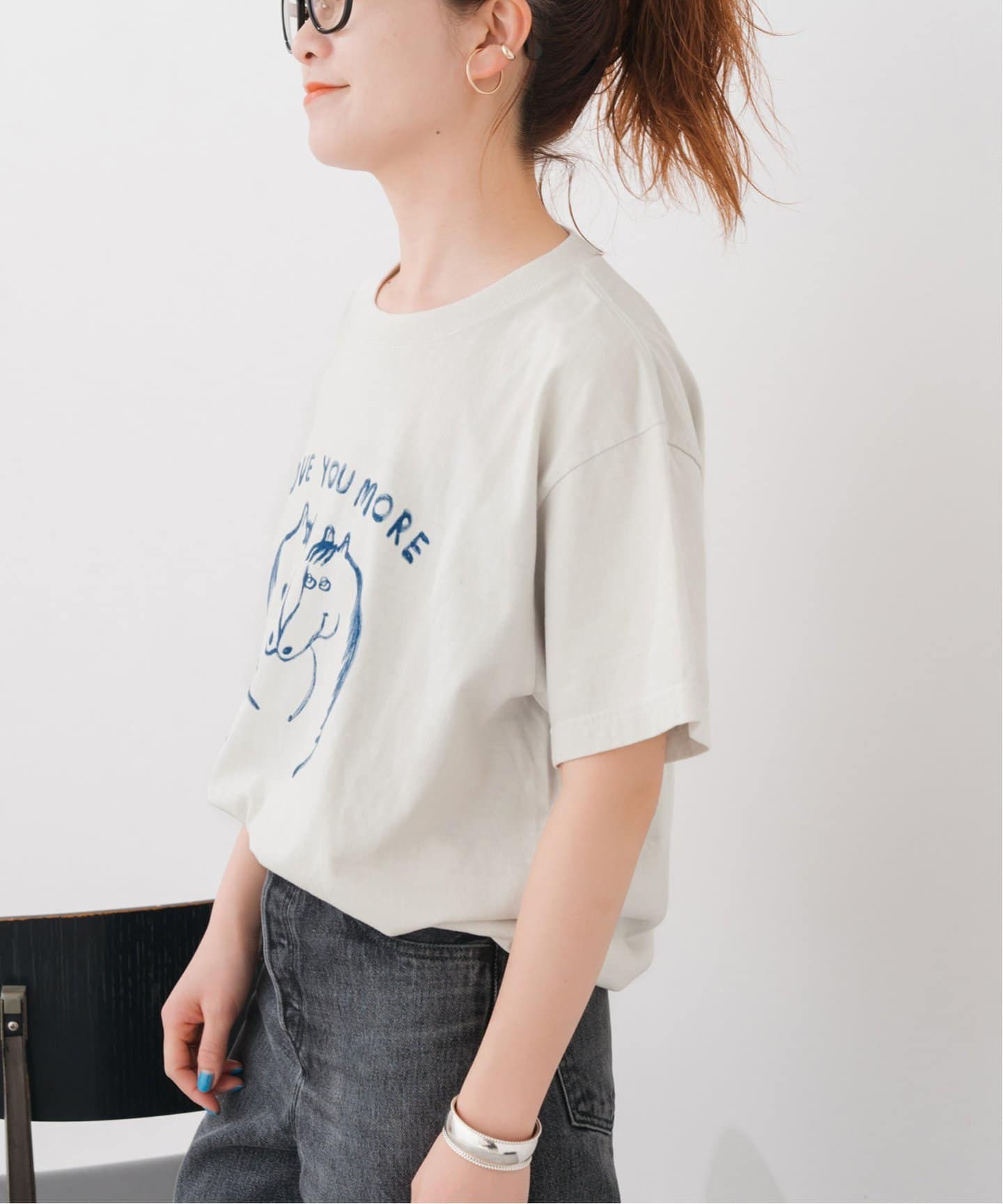 スピック&スパン　Tシャツ 追加》AUTHEN / オーセン * Shiomi Wada Love T-SHIRT（Tシャツ