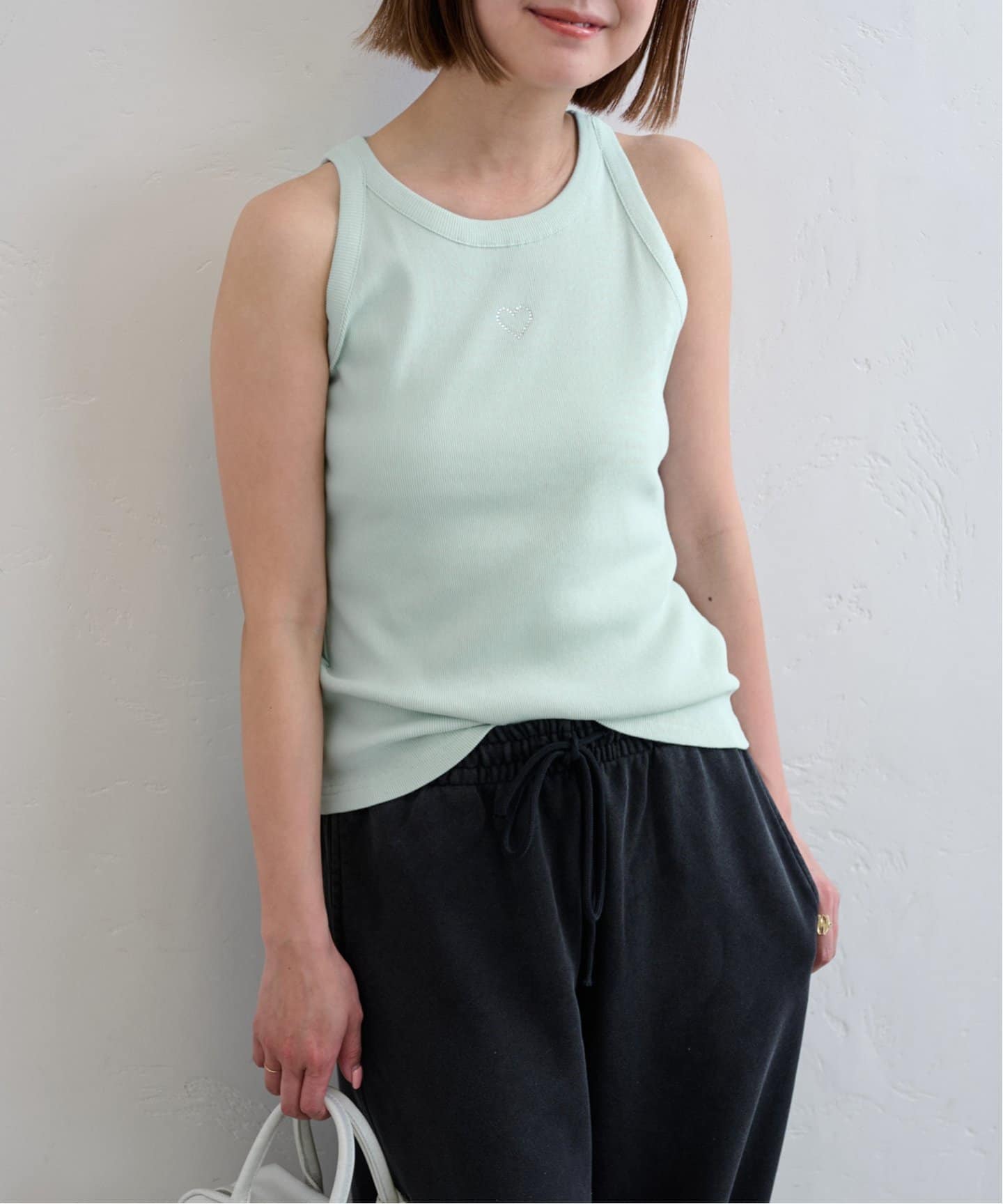 ノースリハートタンクトップ（Tシャツ／カットソー）｜U by