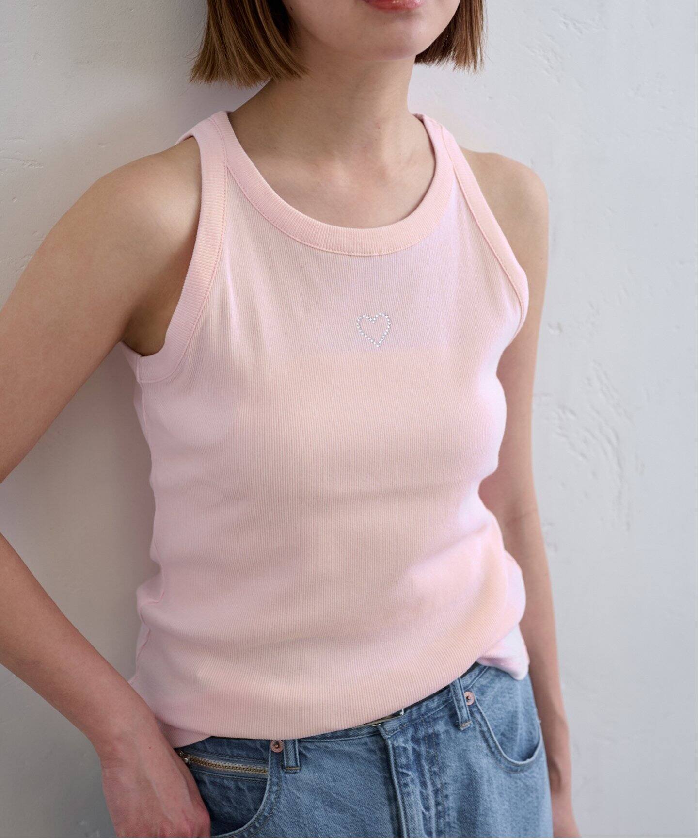 ノースリハートタンクトップ（Tシャツ／カットソー）｜UBY Spick 