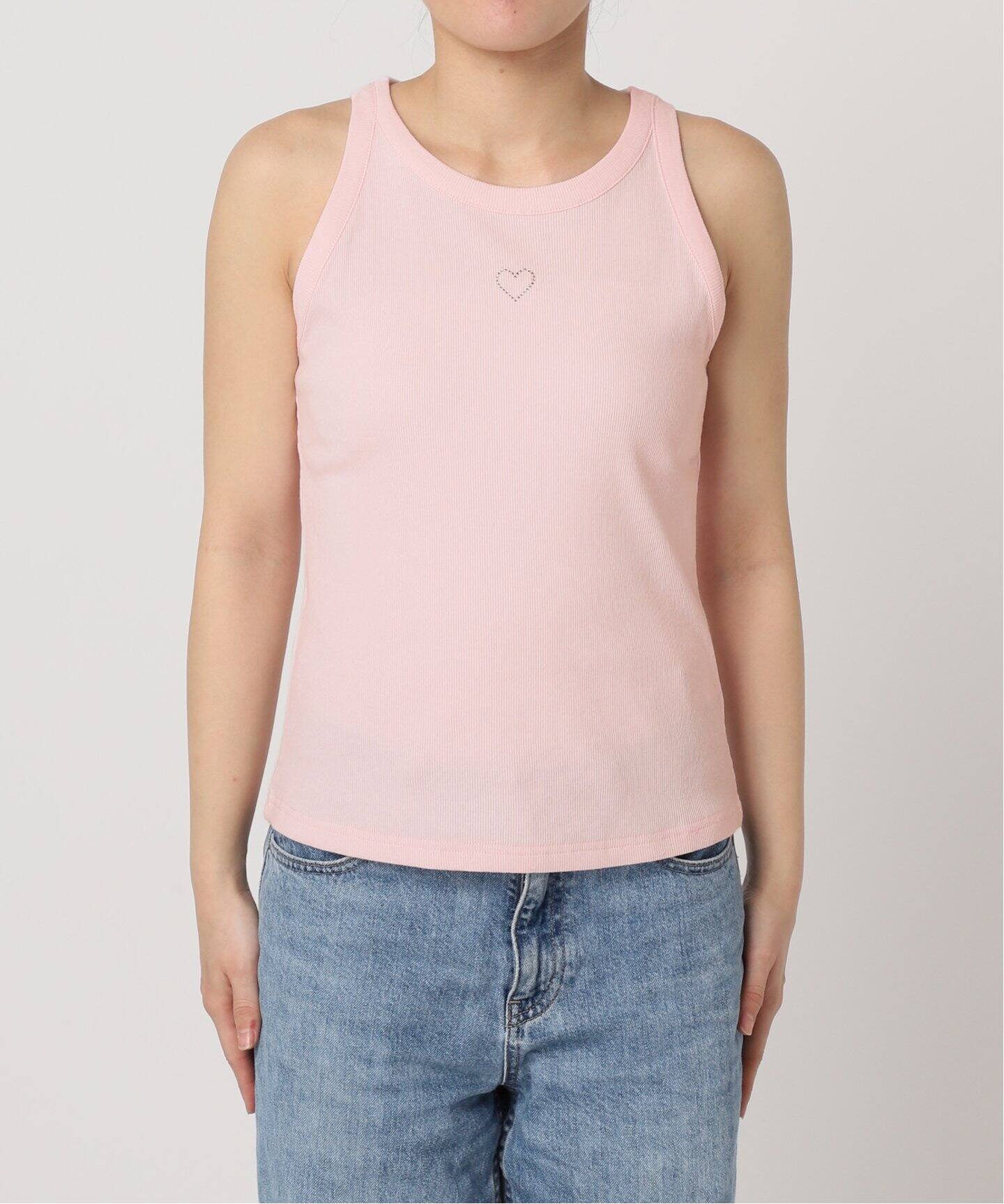 FKmrya♡ページ ノースリハートタンクトップ（Tシャツ／カットソー）｜U by