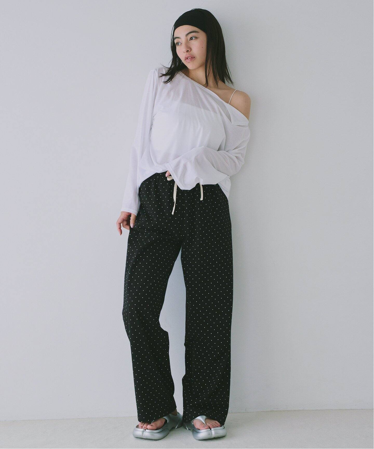 アシメオフショルオーバーカットソー（Tシャツ／カットソー）｜UBY