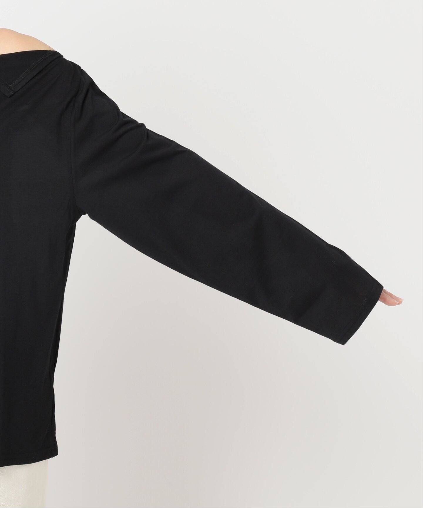 アシメオフショルオーバーカットソー（Tシャツ／カットソー）｜UBY