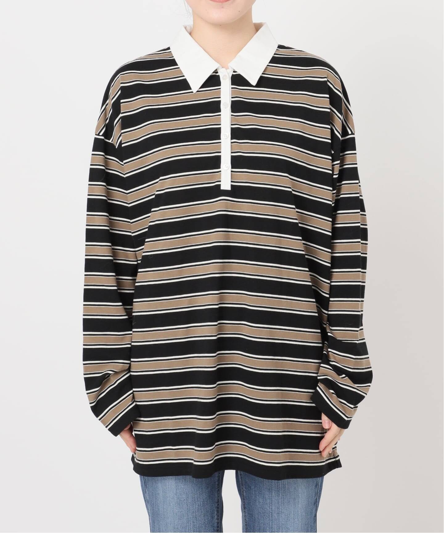 予約》オーバーサイズポロシャツ（Tシャツ／カットソー）｜U by