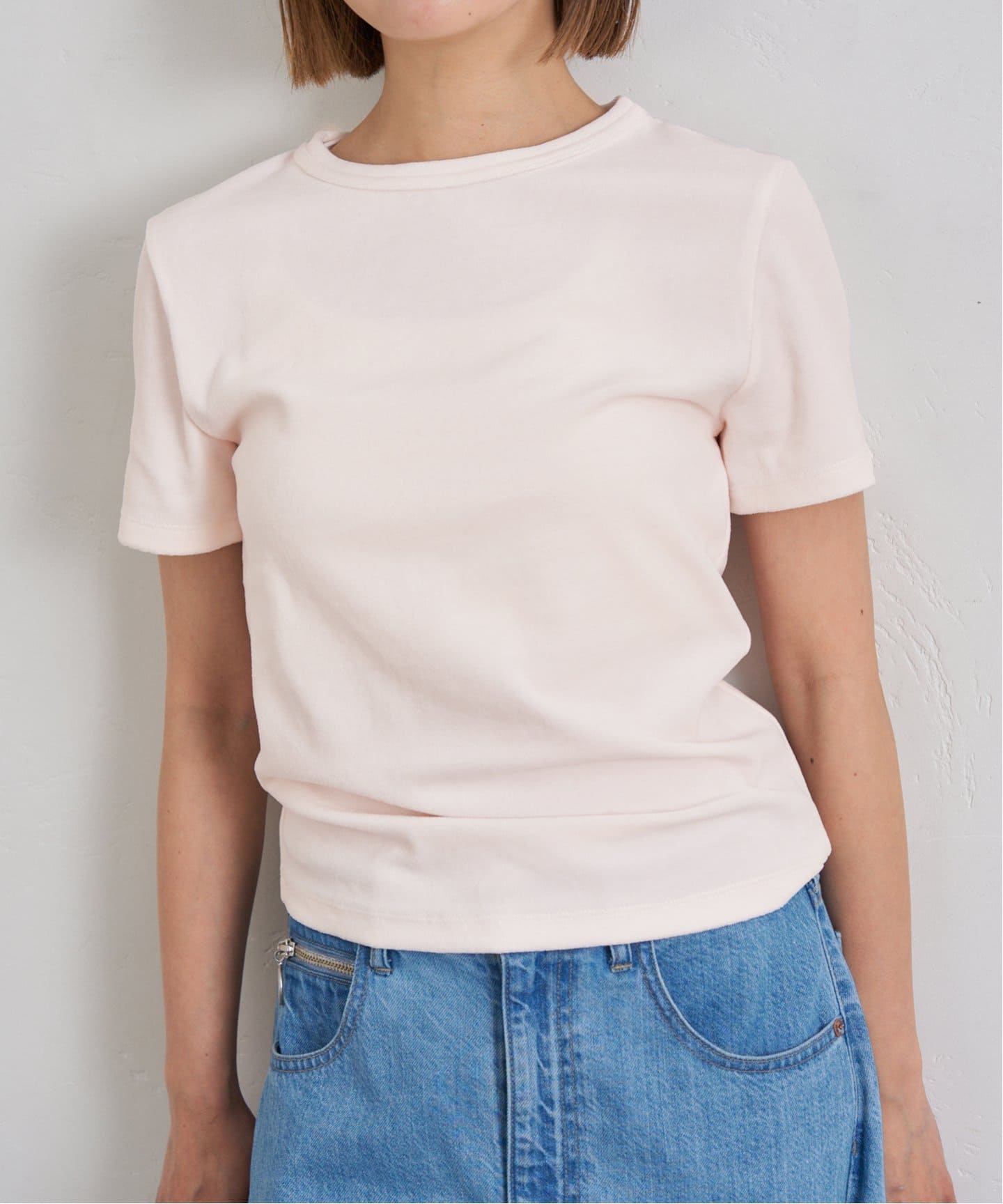 予約》コットンベロアTEE（Tシャツ／カットソー）｜U by
