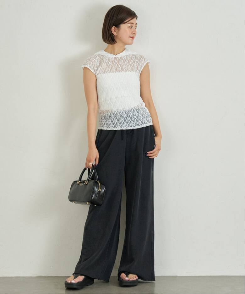 ハーフスリーブレースパーカー（Tシャツ／カットソー）｜UBY Spick 