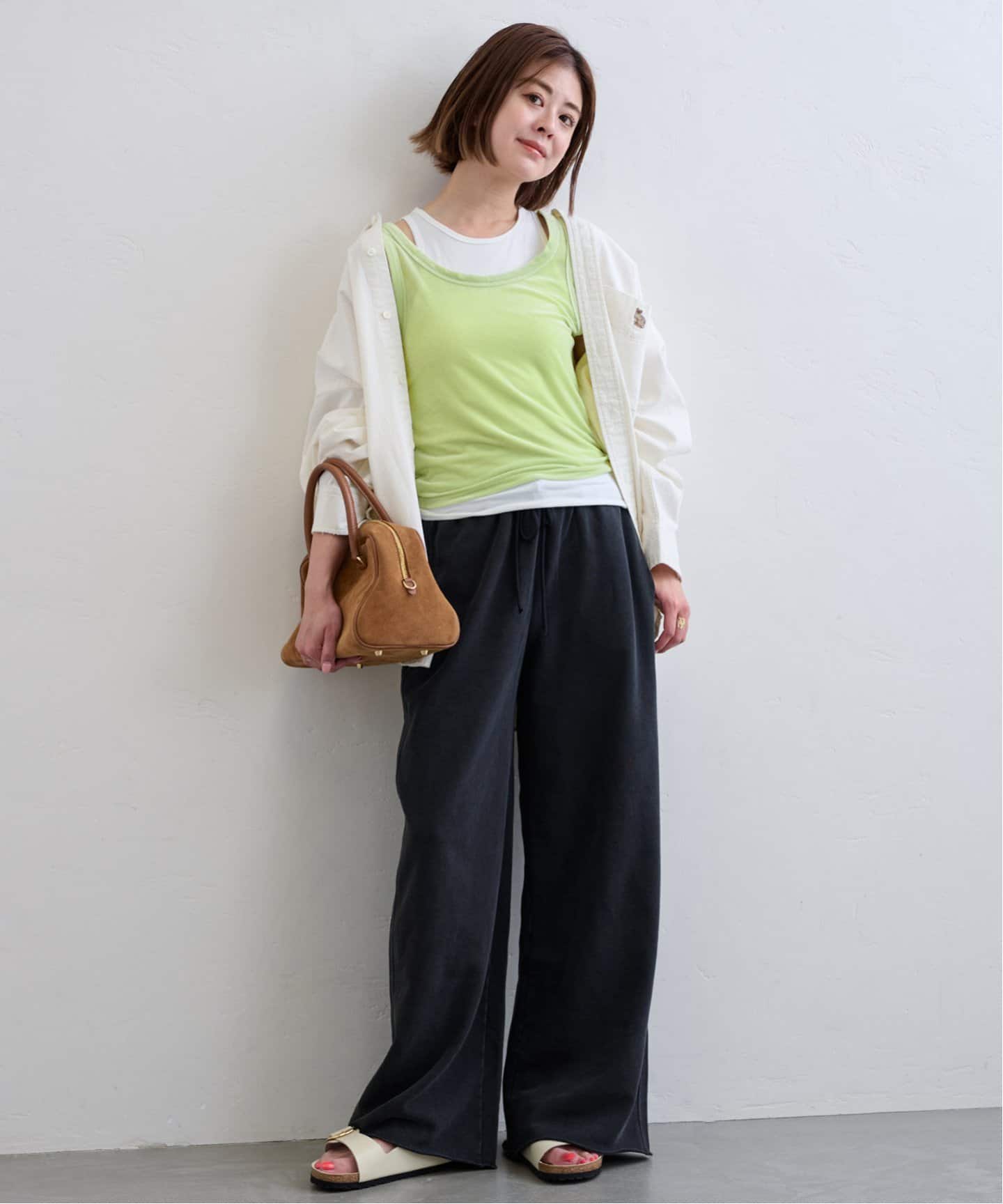 bohemianseoul ason blackup ベロアショーツ CELLULOSE LAWN KNOT BUTTONS OPEN COLLAR SHIRT(S Black