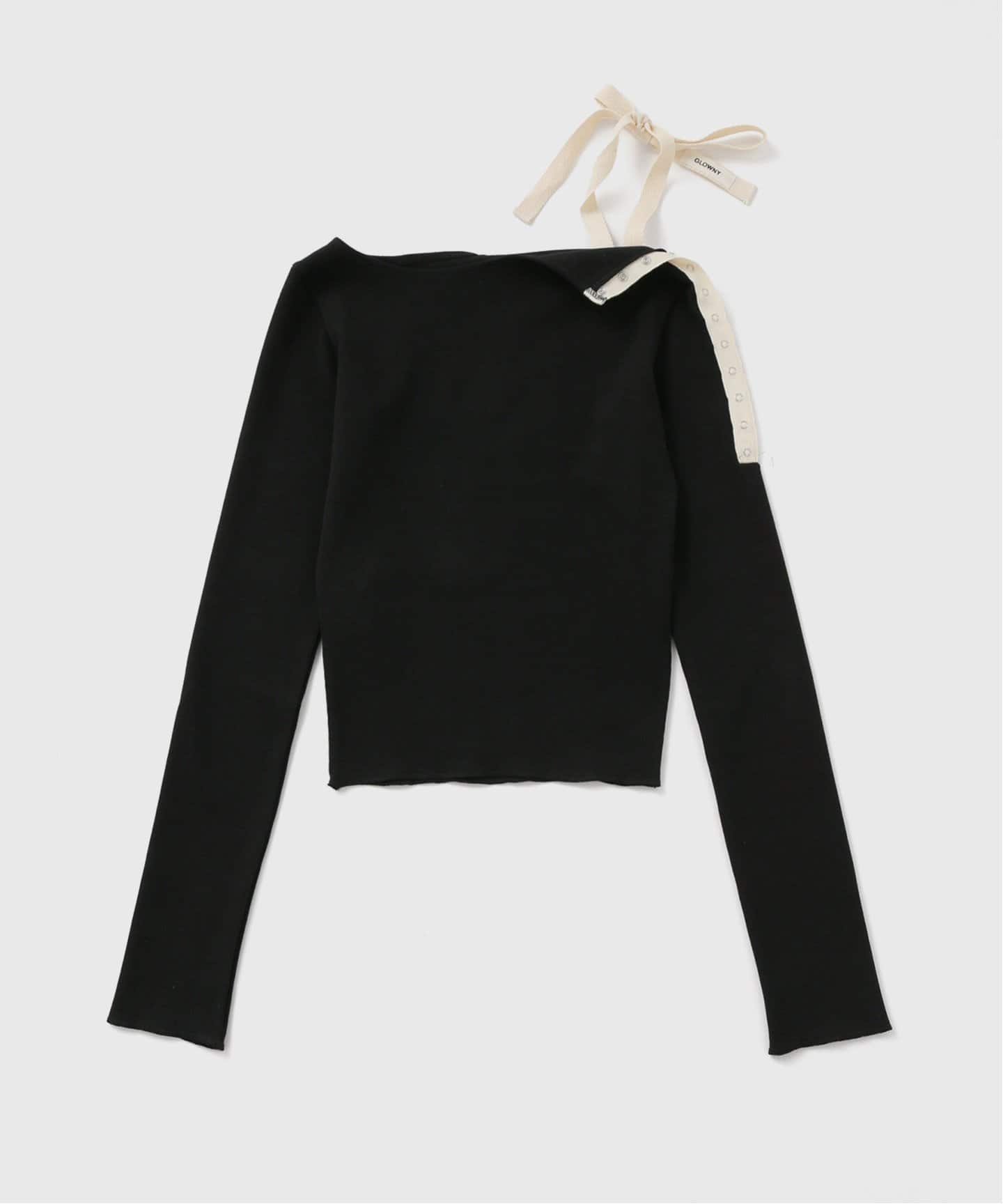 Tシャツ・カットソー GLOWNY 25ss G OFF SHOULDER LONG SLEEVE MUSINSA | GLOWNY G OFF SHOULDER LONG SLEEVE (3 colors)