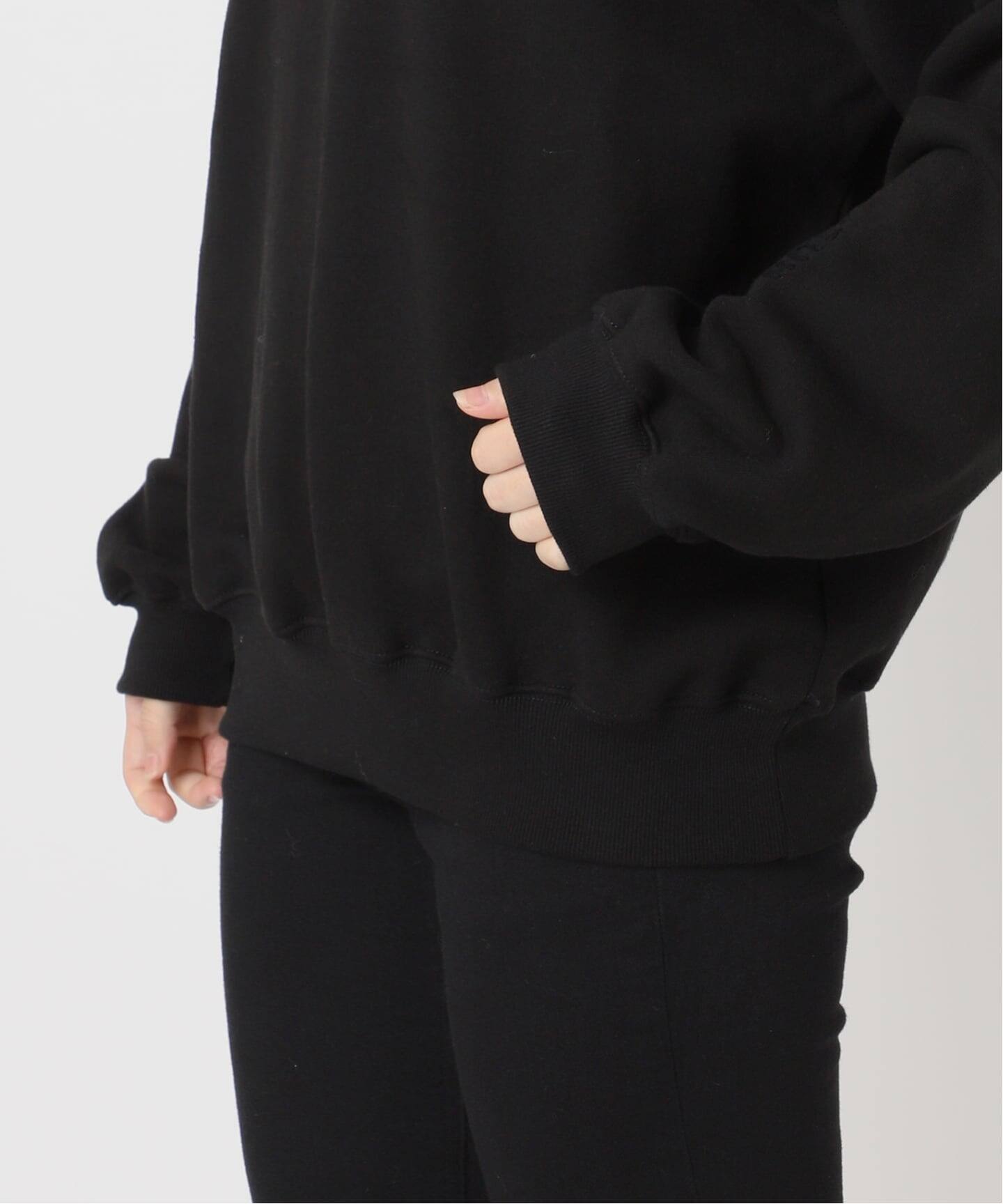 KIJUN/キジュン Crochet Collar Half Zip-Up Pullover（スウェット