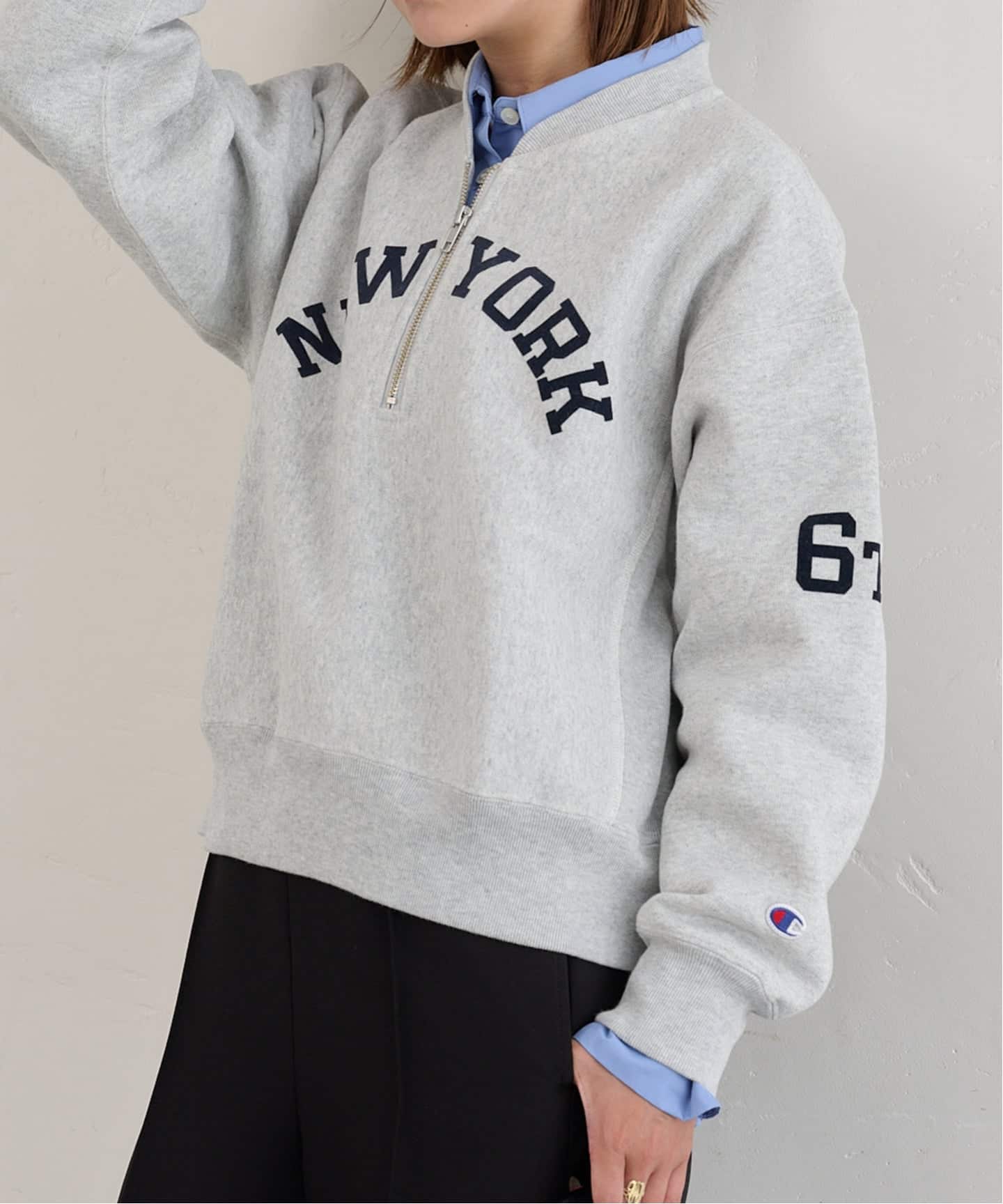予約》Champion/チャンピオン REVERSE WEAVE HALF ZIP