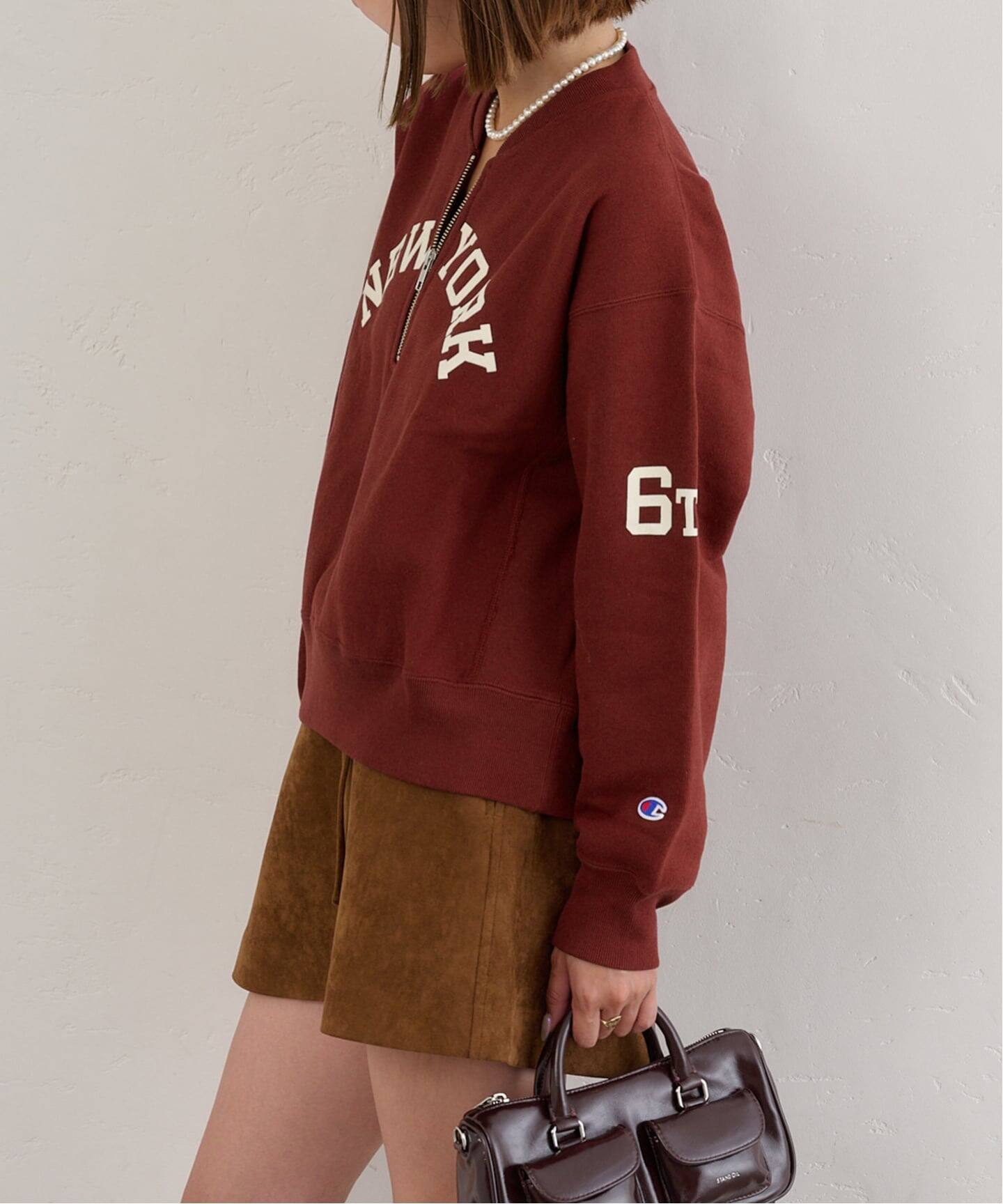 Champion/チャンピオン REVERSE WEAVE HALF ZIP スウェット