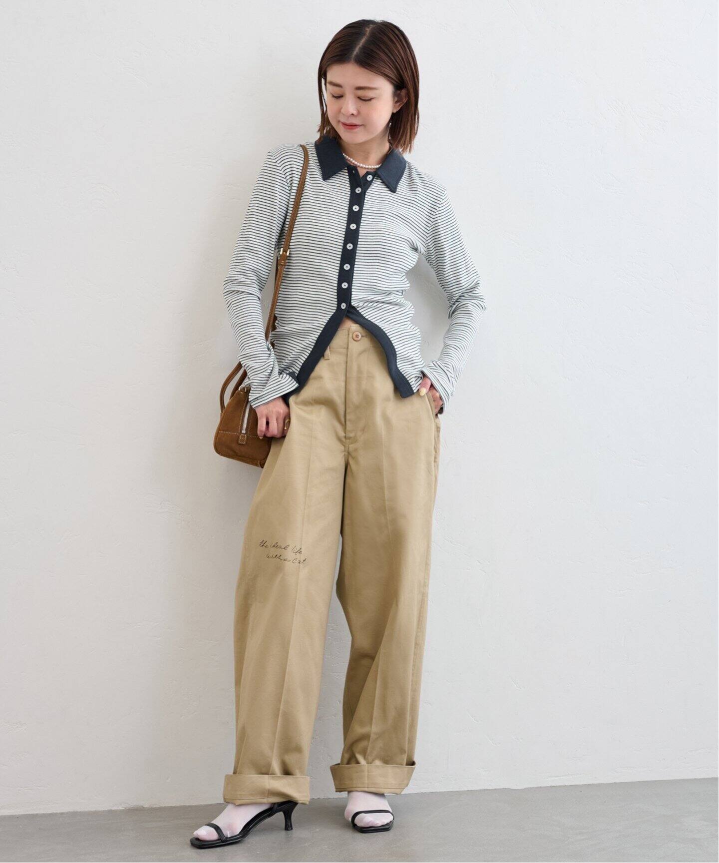 tシャツ Miller/ミラー Prib Cardigan レディース 予約》Miller/ミラー Prib Cardigan（Tシャツ／カットソー）｜U