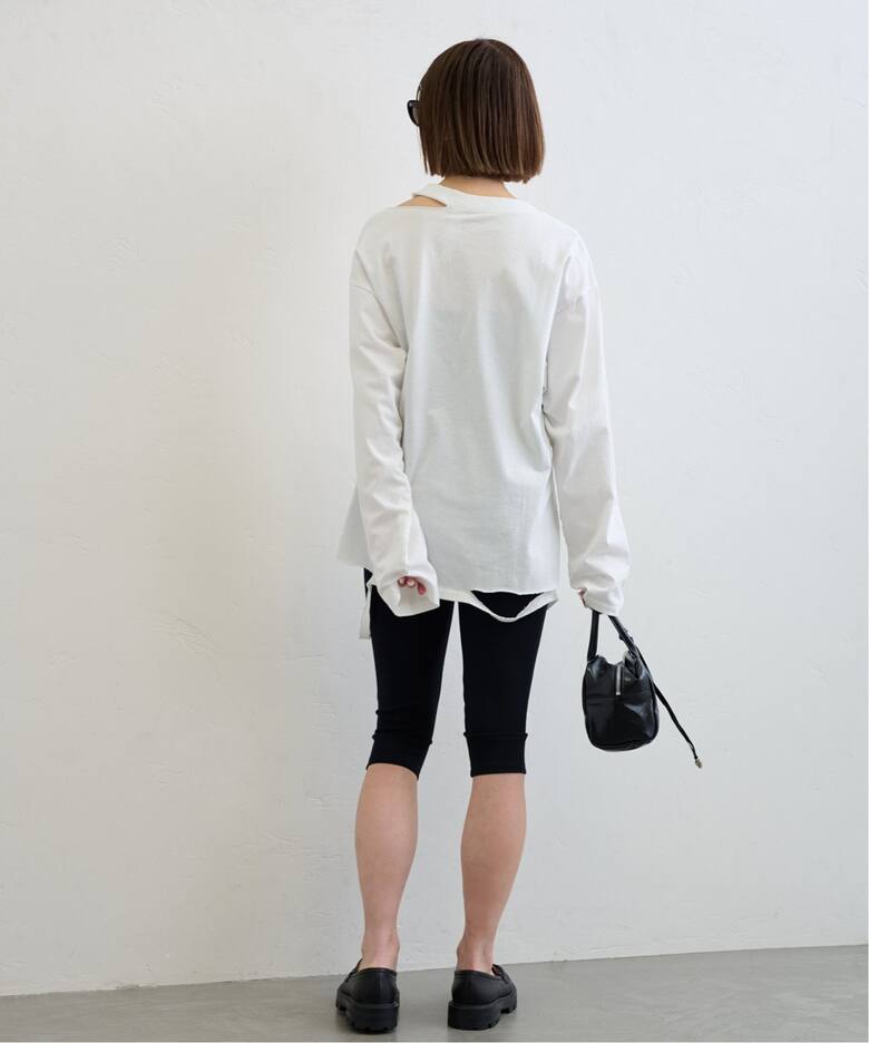 PROVOKE/プロヴォーク cut out long sleeve Tee（Tシャツ／カットソー 