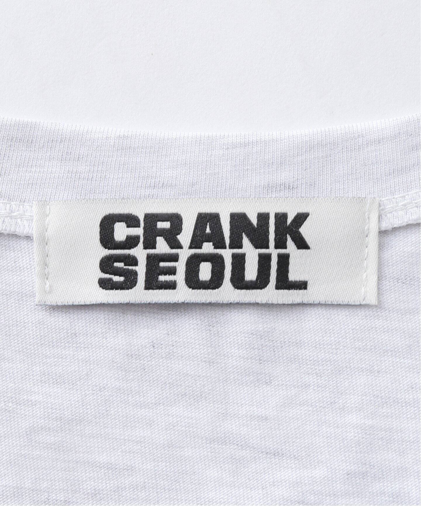 ★CRANK★LACE STRING OFF SHOULDER TOP_MELANGE GREY★正規品 LACE STRING OFF SHOULDER TOP_MELANGE GREY - CRANK