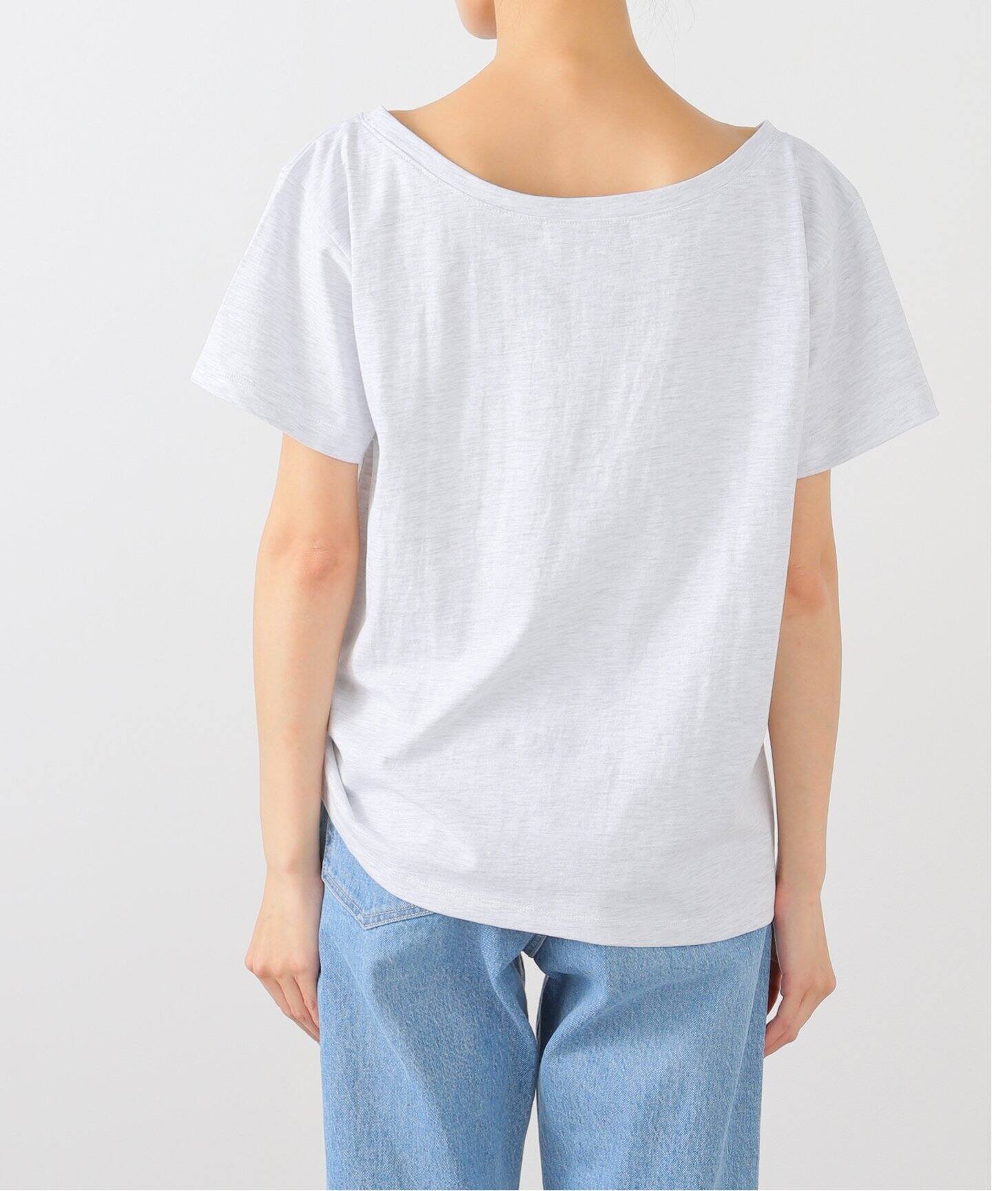 ★CRANK★LACE STRING OFF SHOULDER TOP_MELANGE GREY★正規品 LACE STRING OFF SHOULDER TOP_MELANGE GREY - CRANK