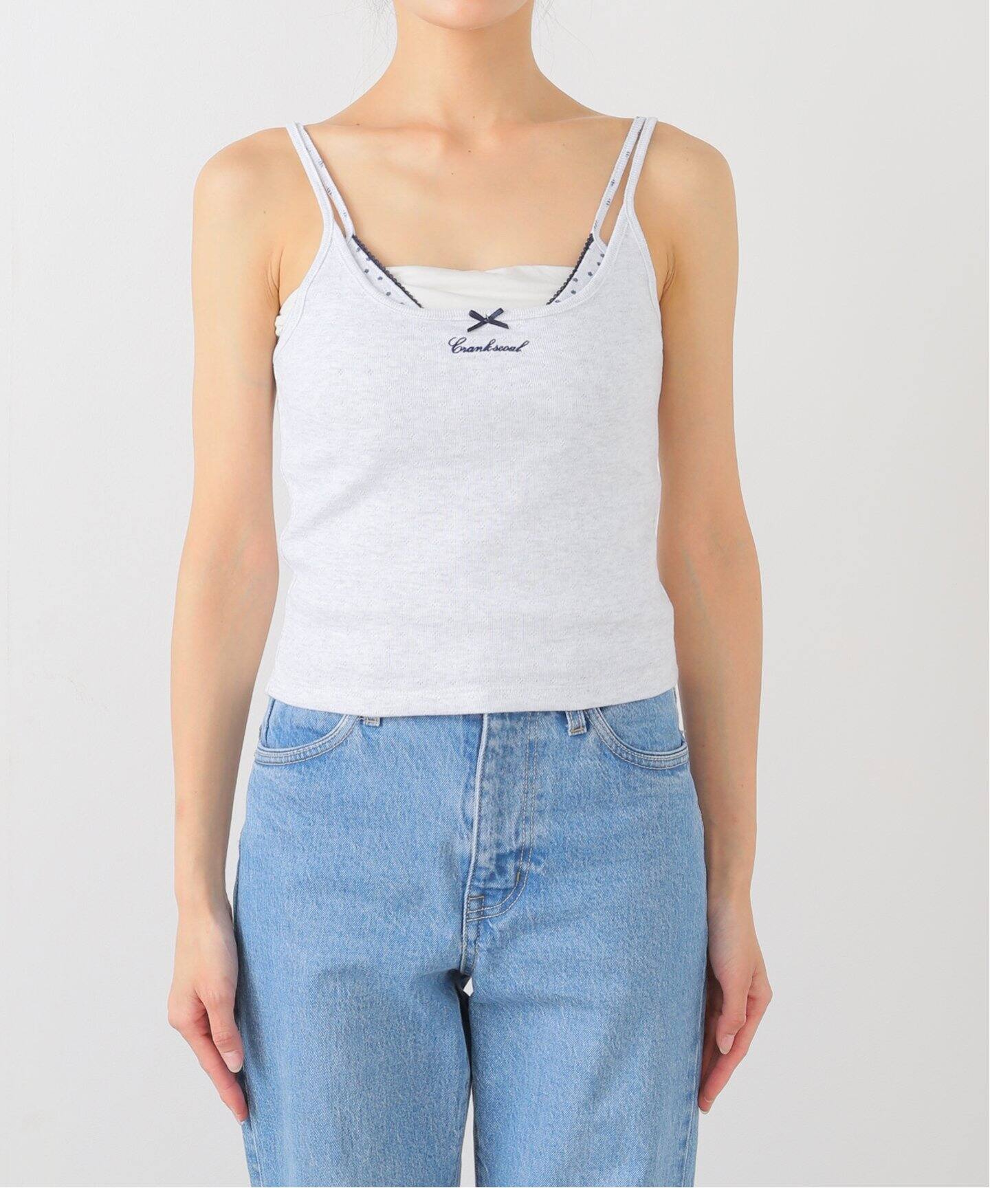 CRANK/クランク STAR LAYERED SLEEVELESS SET（キャミソール