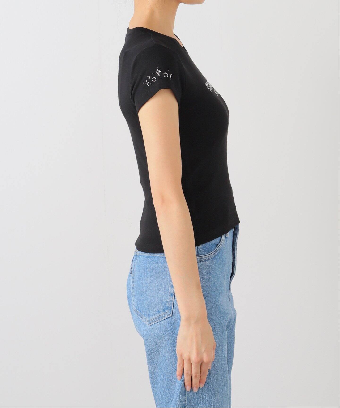 CRANK/クランク LETTERING HOTFIX TOP（Tシャツ／カットソー