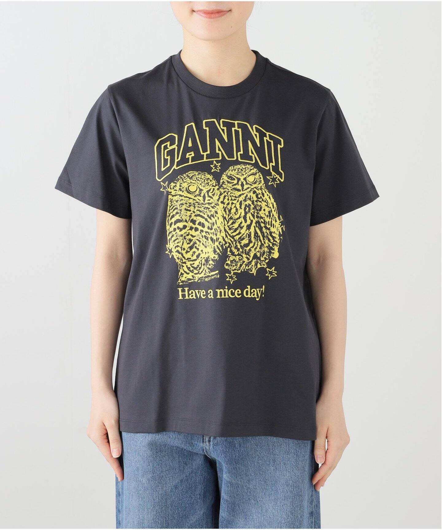 GANNI ウサギイラスト Tシャツ GANNI ウサギイラスト Tシャツ - メルカリ