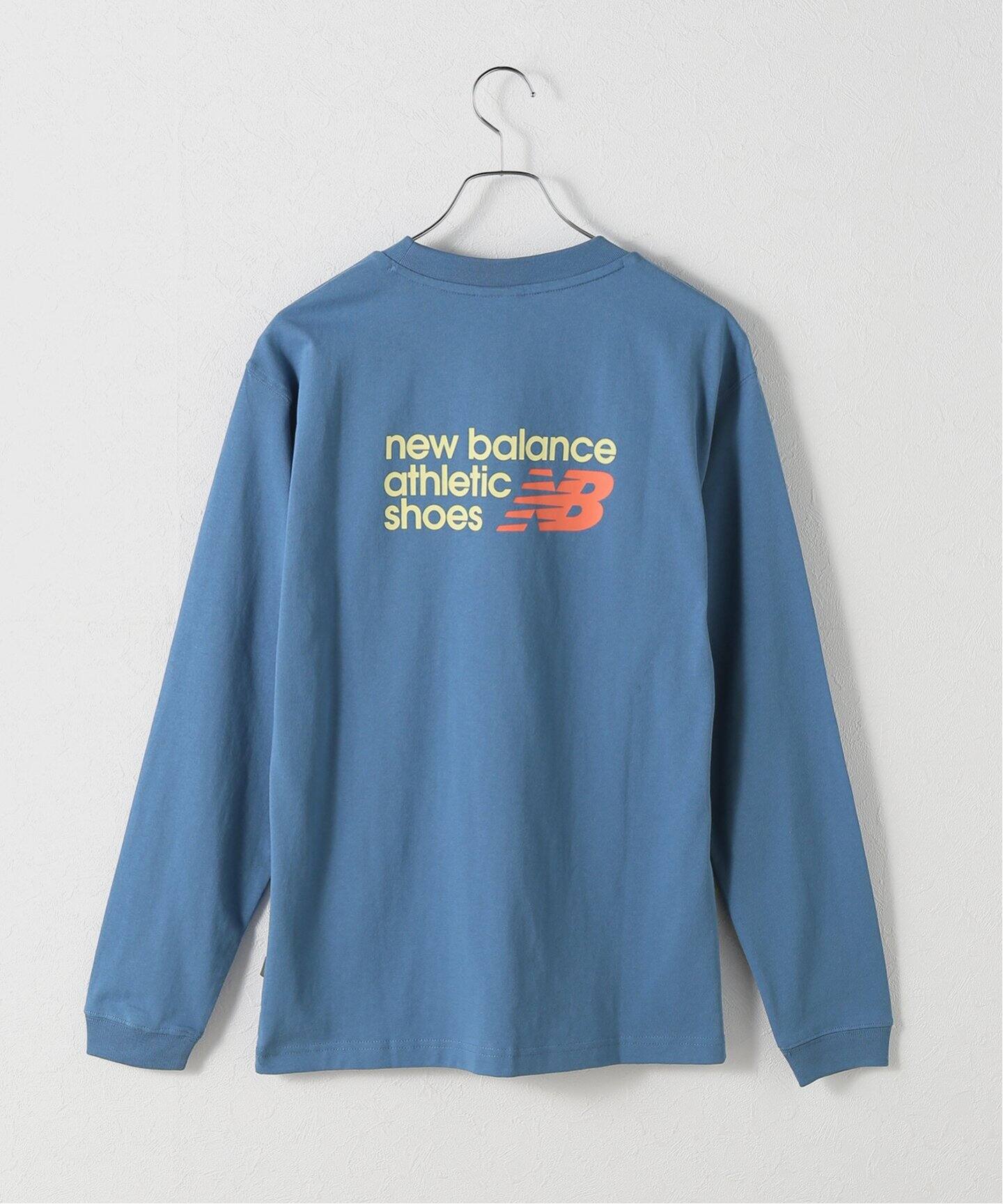 ニューバランス New Balance バックピケ ロゴプリント 長袖モック