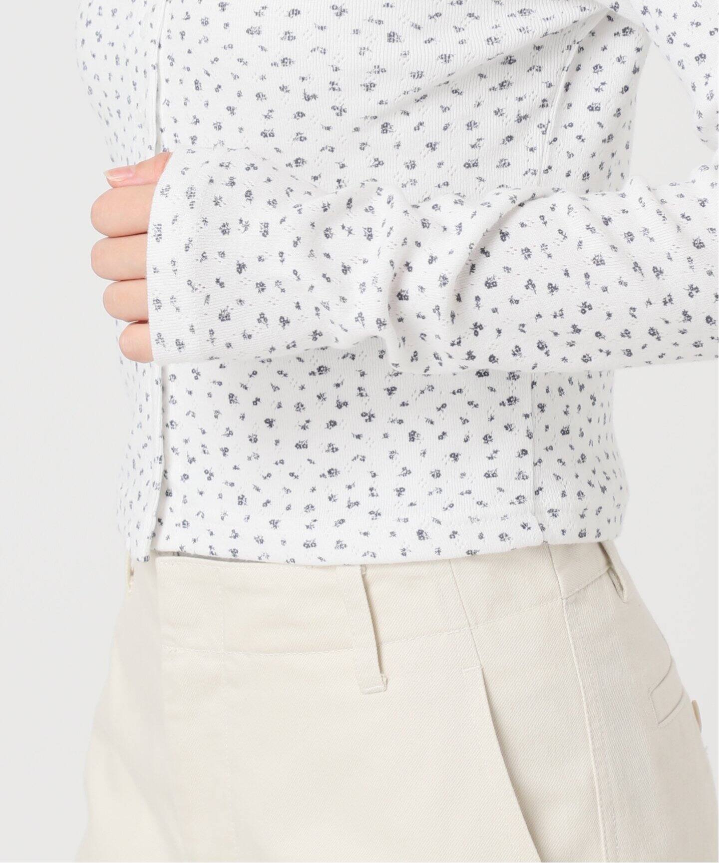 PISCESS /パイシスEYELET Punching Cardigan（カーディガン）｜U by