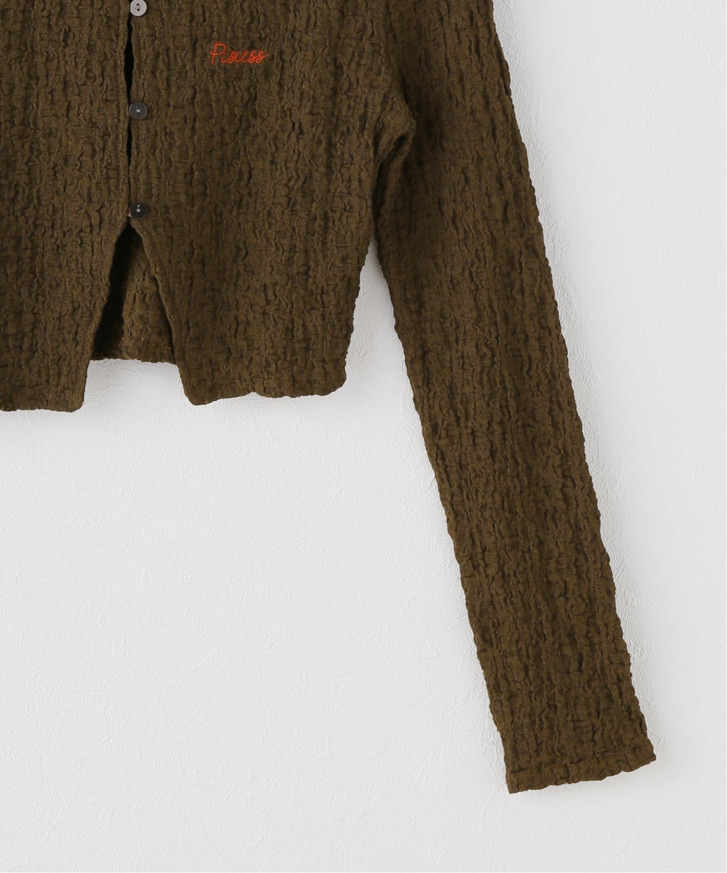 カーディガン PISCESS/パイシス Slim Fit Linkle Cardigan レディース PISCESS/パイシス Slim Fit Linkle Cardigan（カーディガン）｜U