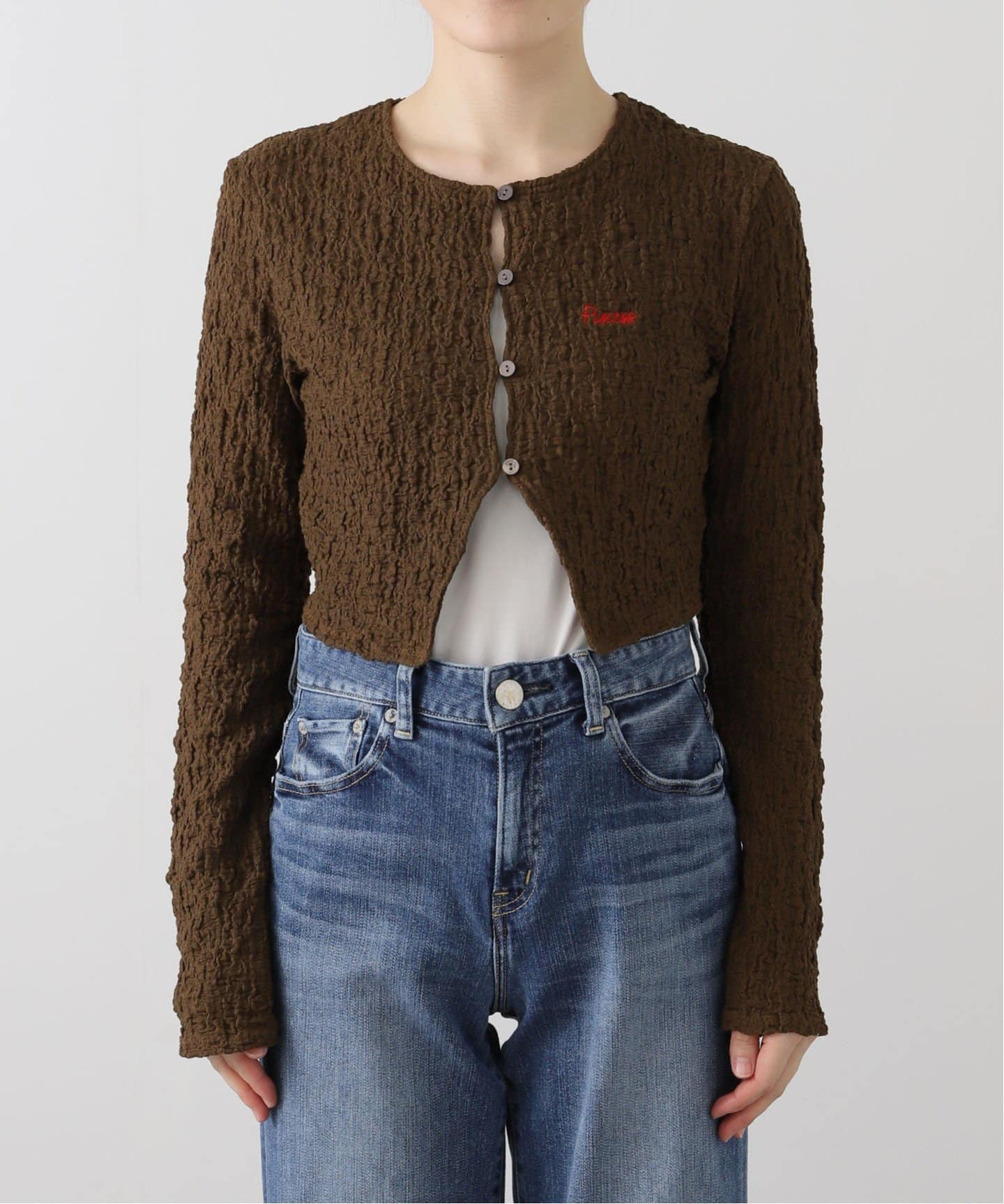 カーディガン PISCESS/パイシス Slim Fit Linkle Cardigan レディース PISCESS/パイシス Slim Fit Linkle Cardigan(508343788