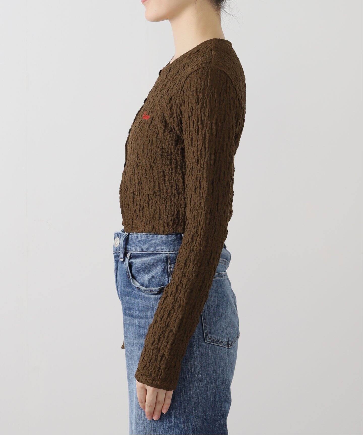カーディガン PISCESS/パイシス Slim Fit Linkle Cardigan レディース PISCESS/パイシス Slim Fit Linkle Cardigan（カーディガン）｜U