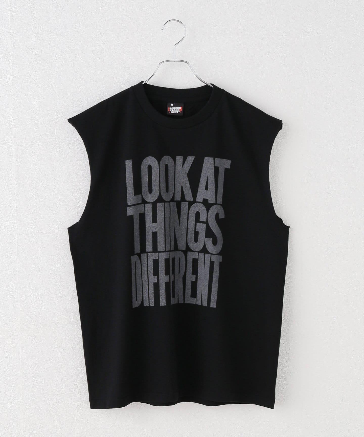 tシャツ SCREEN STARS/スクリーンスターズ 別注ロゴノースリーブ レディース SCREEN STARS/スクリーンスターズ 別注ロゴノースリーブ（T