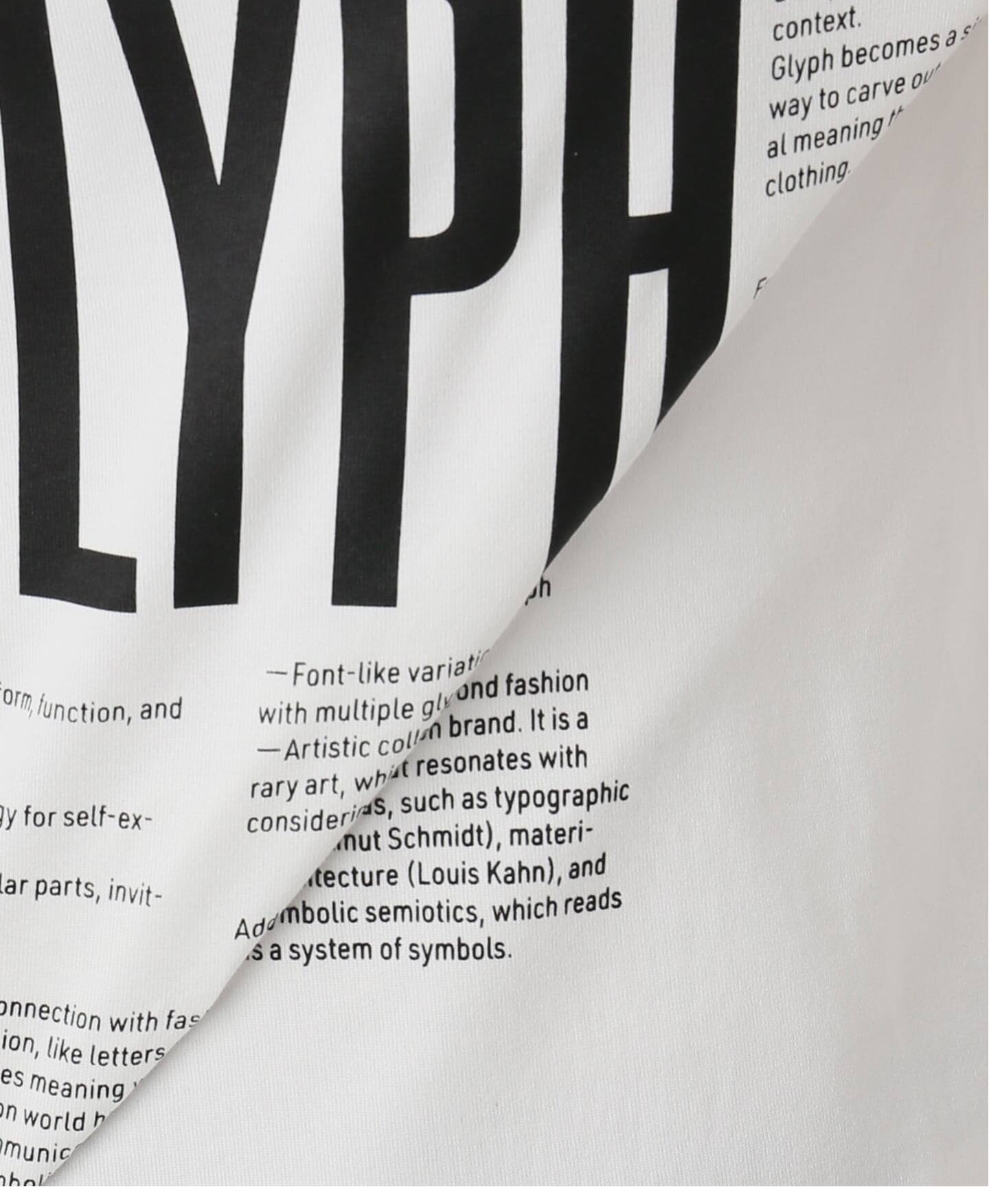 Glyph Typesetting TEE（Tシャツ／カットソー）｜Spick and Span