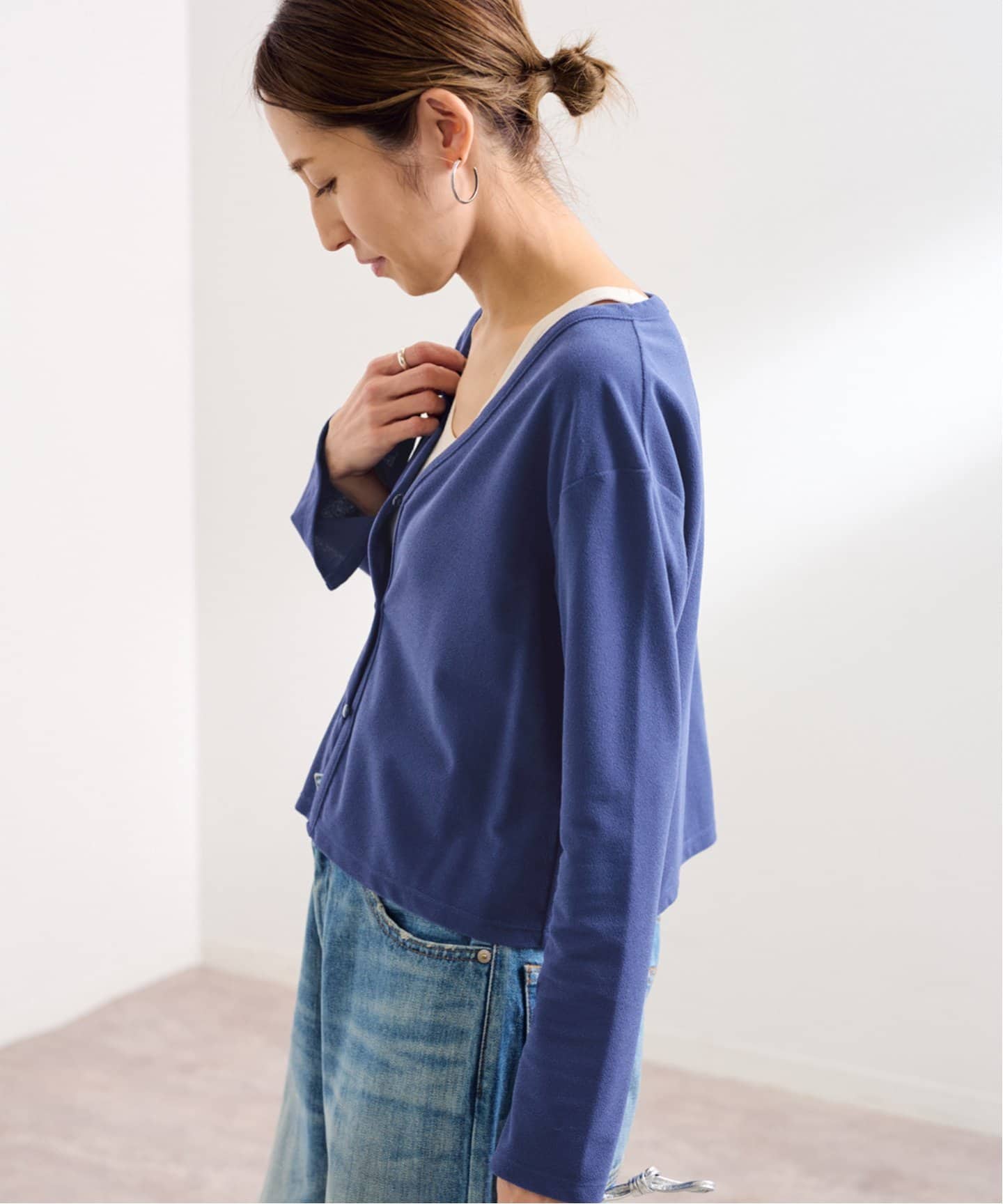 FRAMeWORK×EMILY WEEK パイルカーディガン(カーディガン FRAMeWORK×EMILY WEEK パイルカーディガン(カーディガン