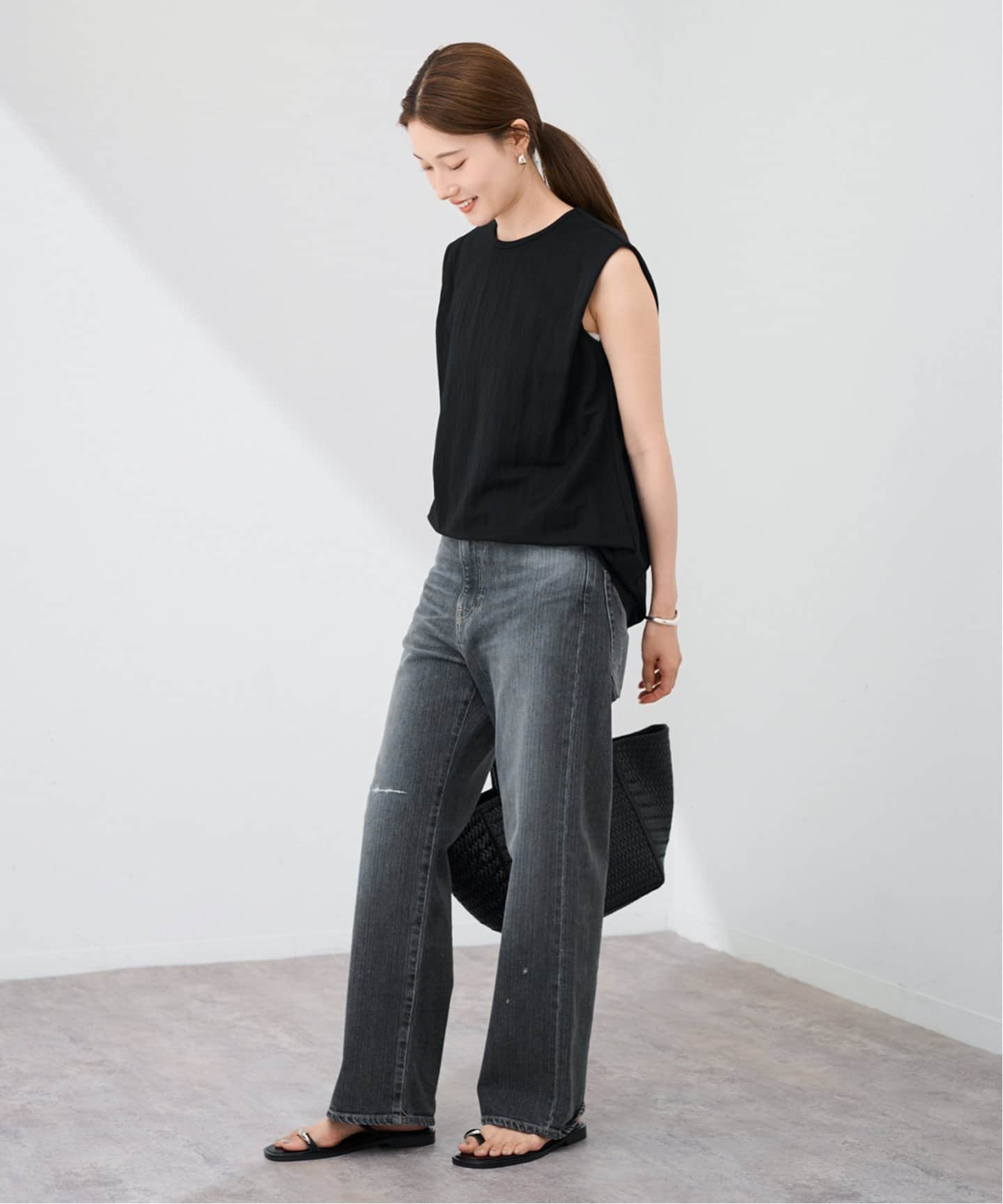 タックデザイントップス（Tシャツ／カットソー）｜FRAMeWORK（フレーム