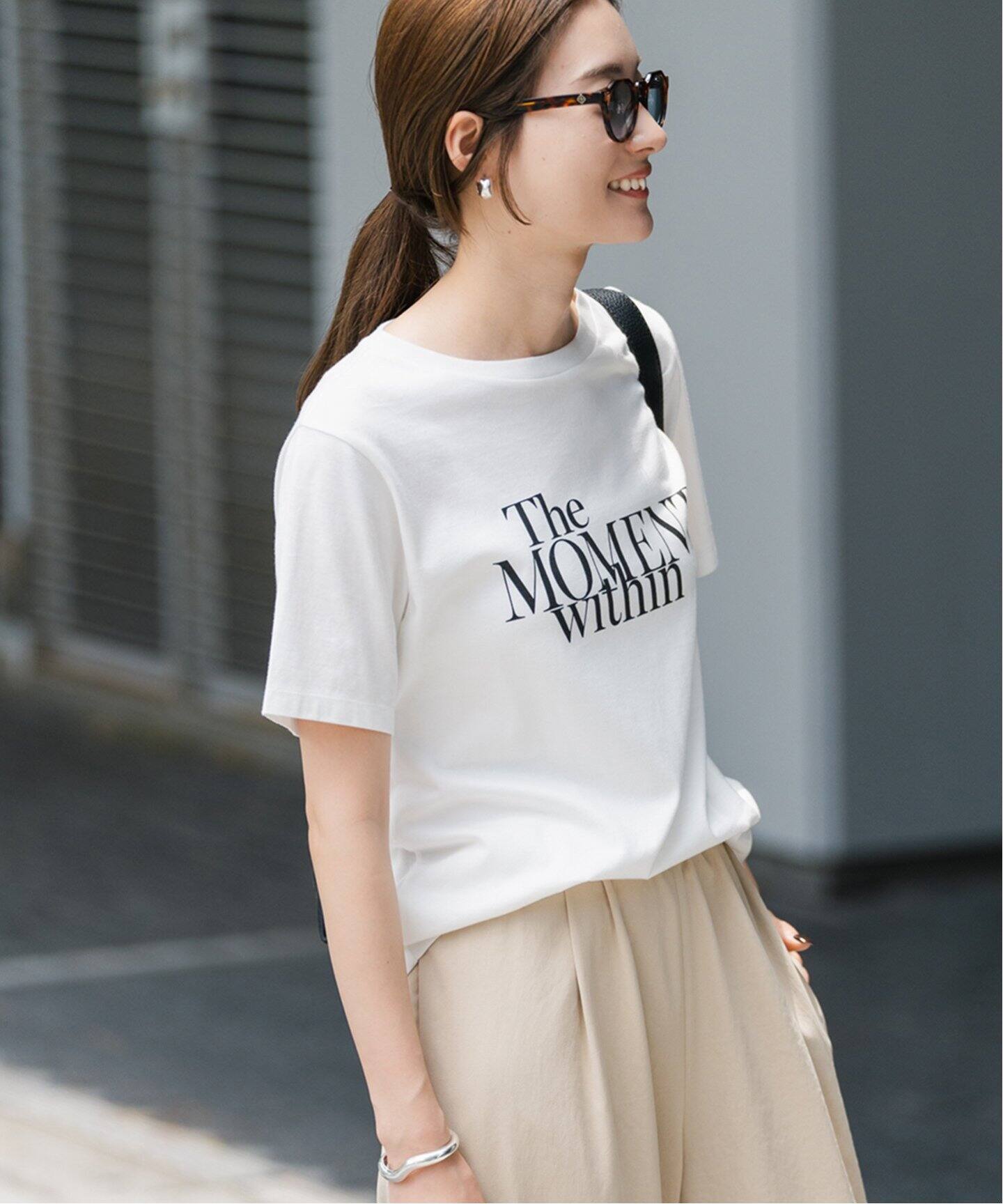 フレームワーク　Framework LOGO TEE ロゴプリントTシャツ LOGOプリントTシャツ（Tシャツ／カットソー）｜FRAMeWORK