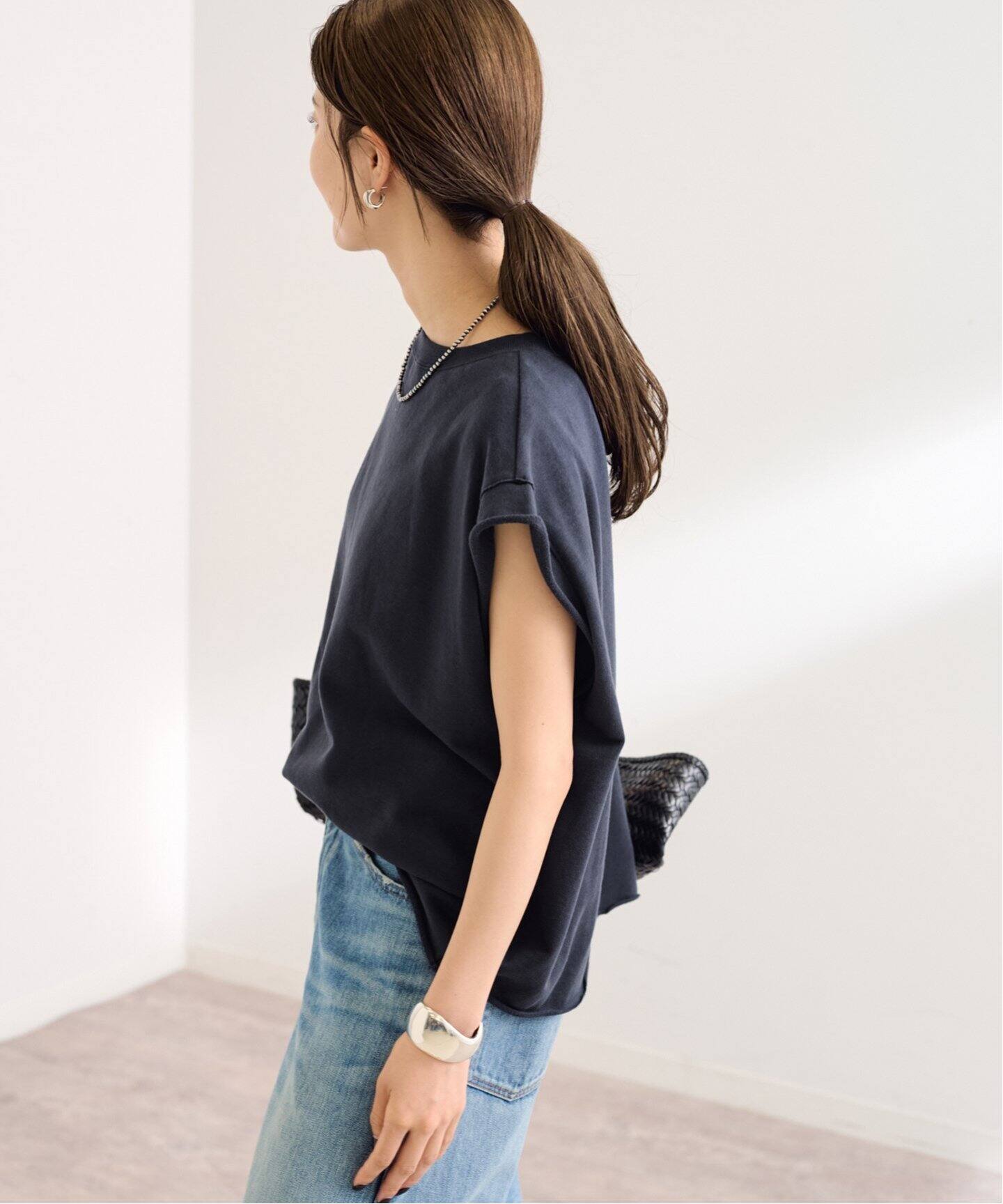 ミニ裏毛フレンチTee（Tシャツ／カットソー）｜FRAMeWORK