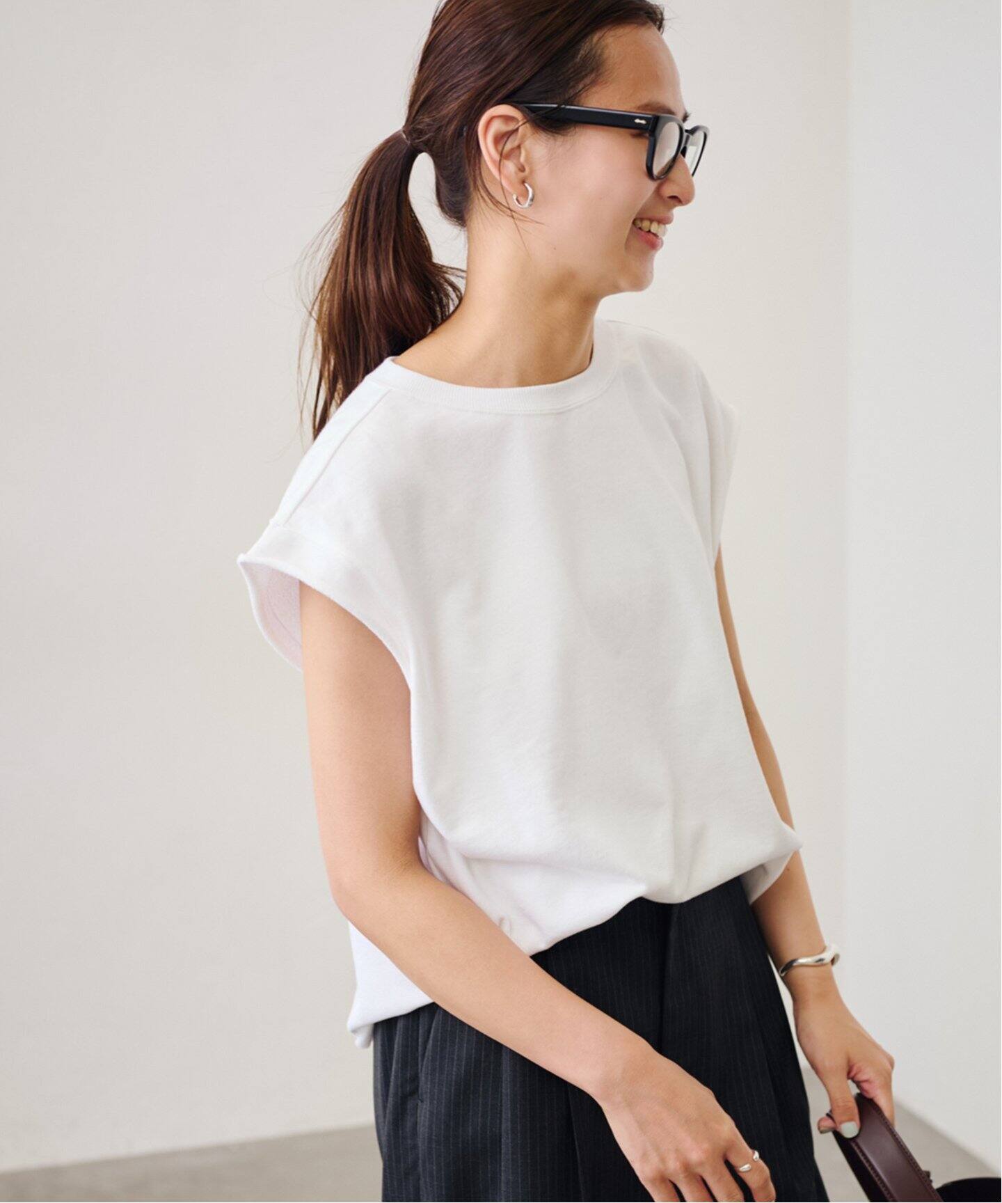 ミニ裏毛フレンチTee（Tシャツ／カットソー）｜FRAMeWORK