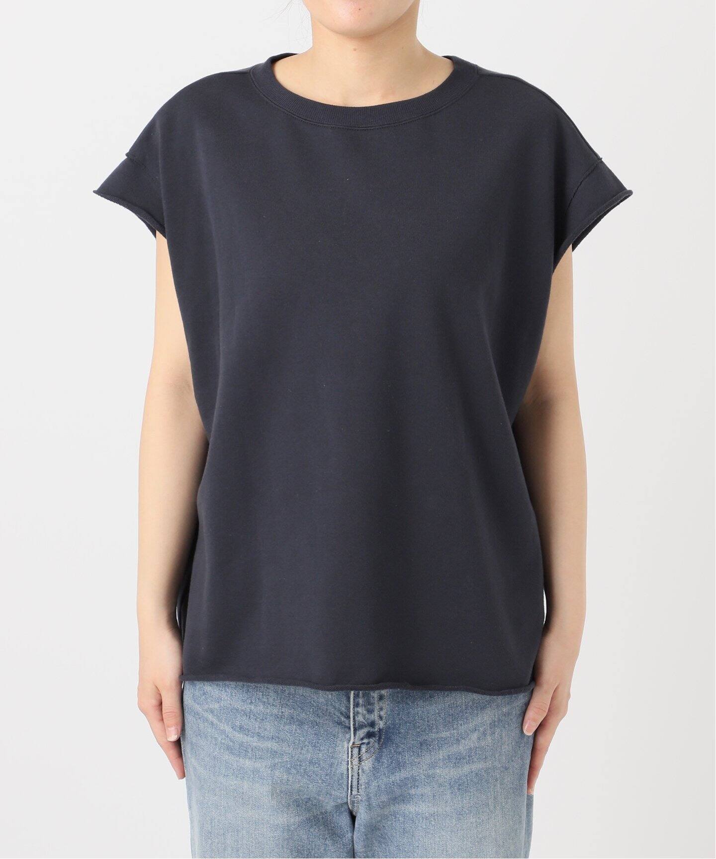 今期購入　新品　FRAMeWORK ミニ裏毛フレンチTee ミニ裏毛フレンチTee（Tシャツ／カットソー）｜FRAMeWORK