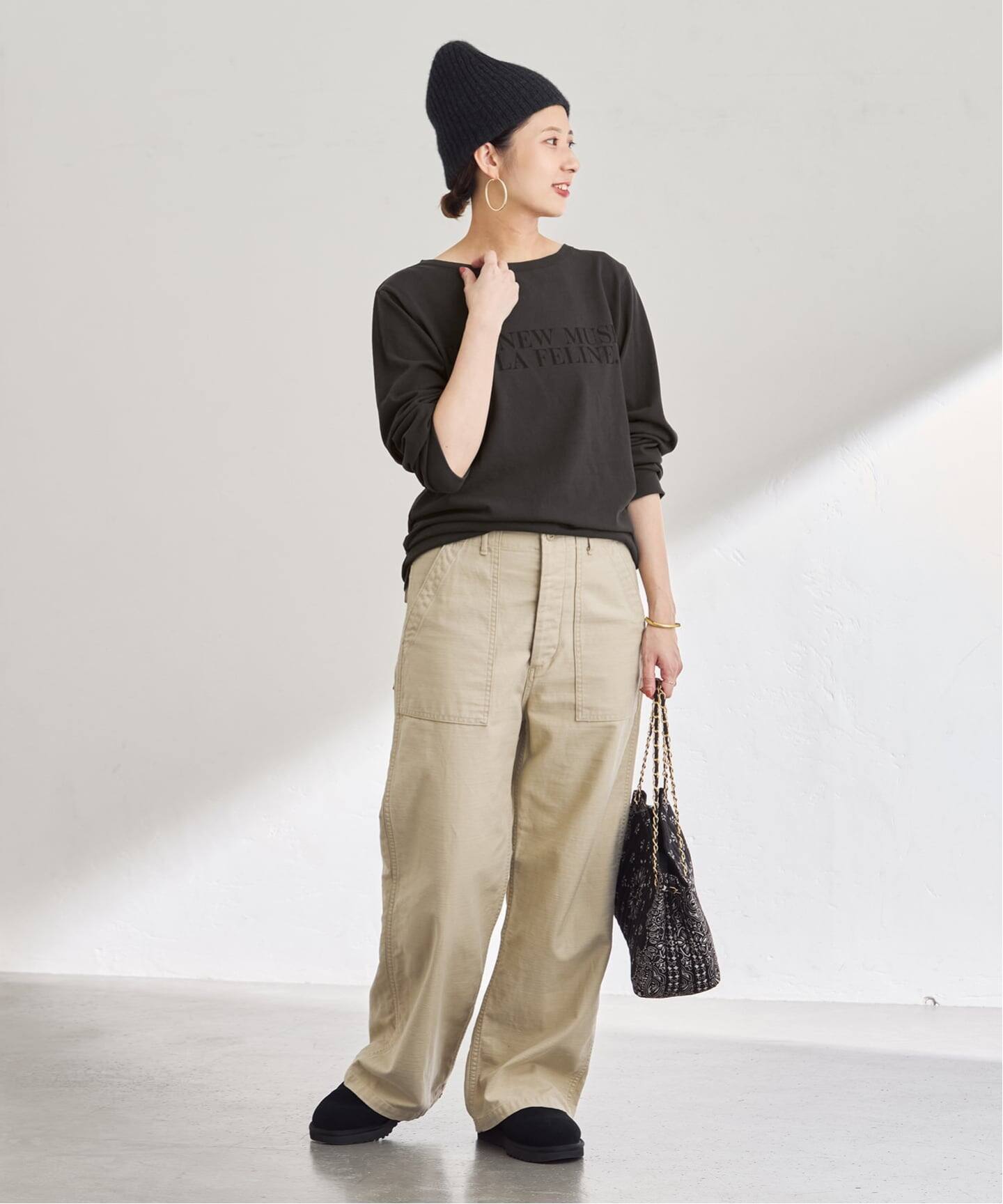 デザインロゴロンTee（Tシャツ／カットソー）｜FRAMeWORK（フレーム