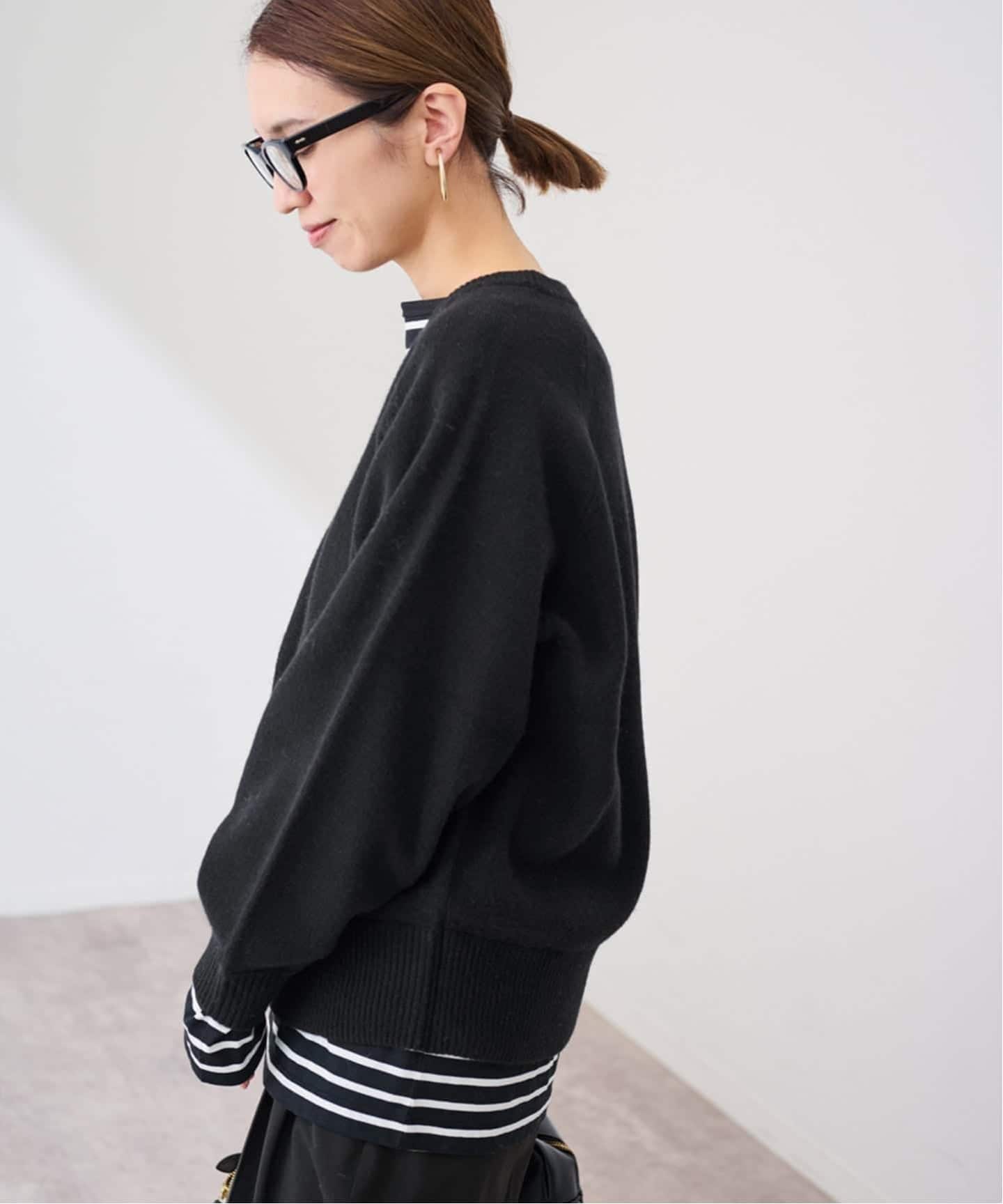 ショルダースナップボーダーTee（Tシャツ／カットソー）｜FRAMeWORK