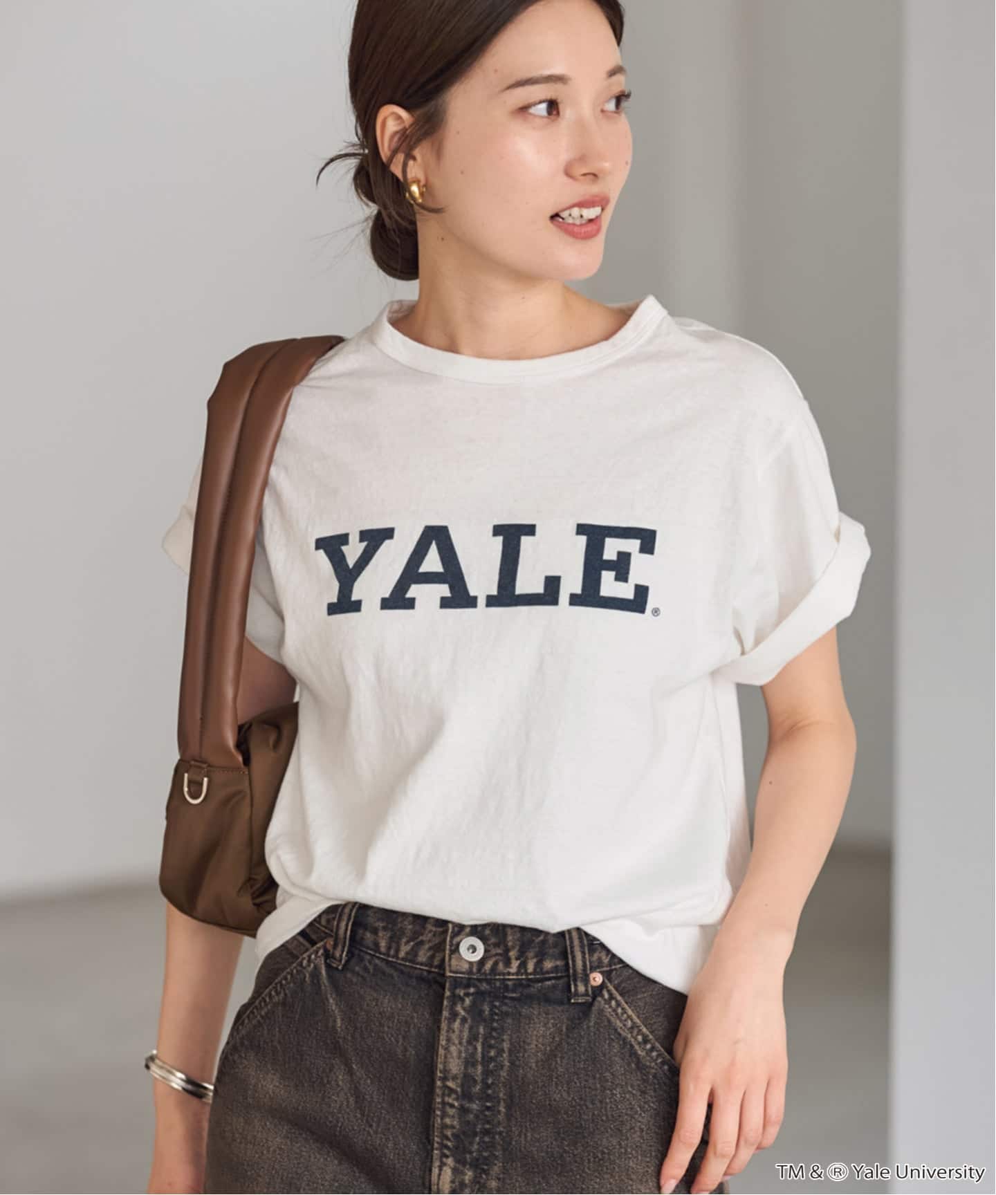 FRAMeWORK - 新品　FRAMeWORK YALE/クオータースリーブフットボールT ブルー FRAMeWORK - 新品 FRAMeWORK YALE/クオータースリーブ