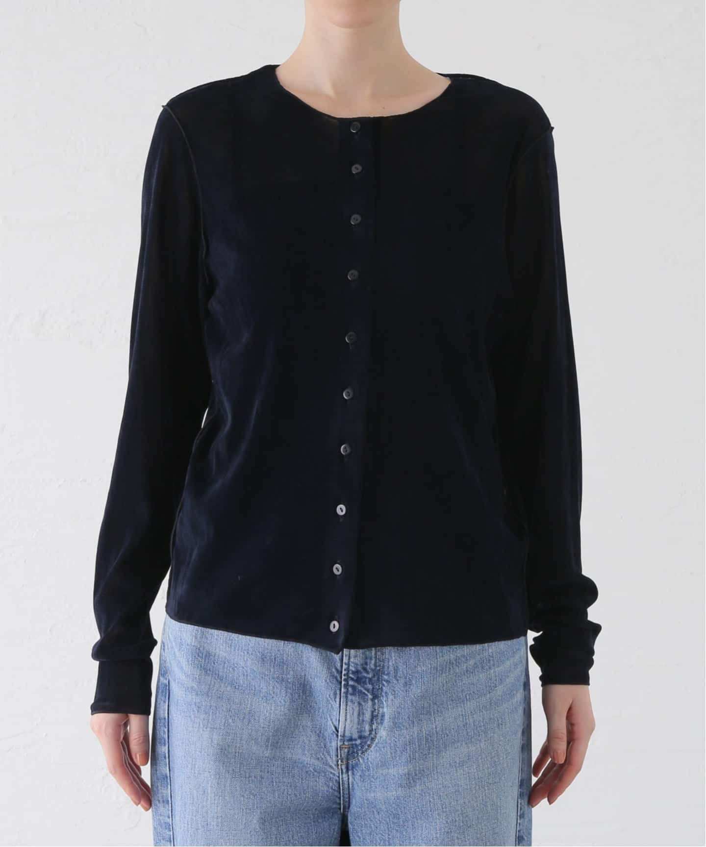 ≪追加 / 新色≫チュールフロッキーカーディガン（カーディガン