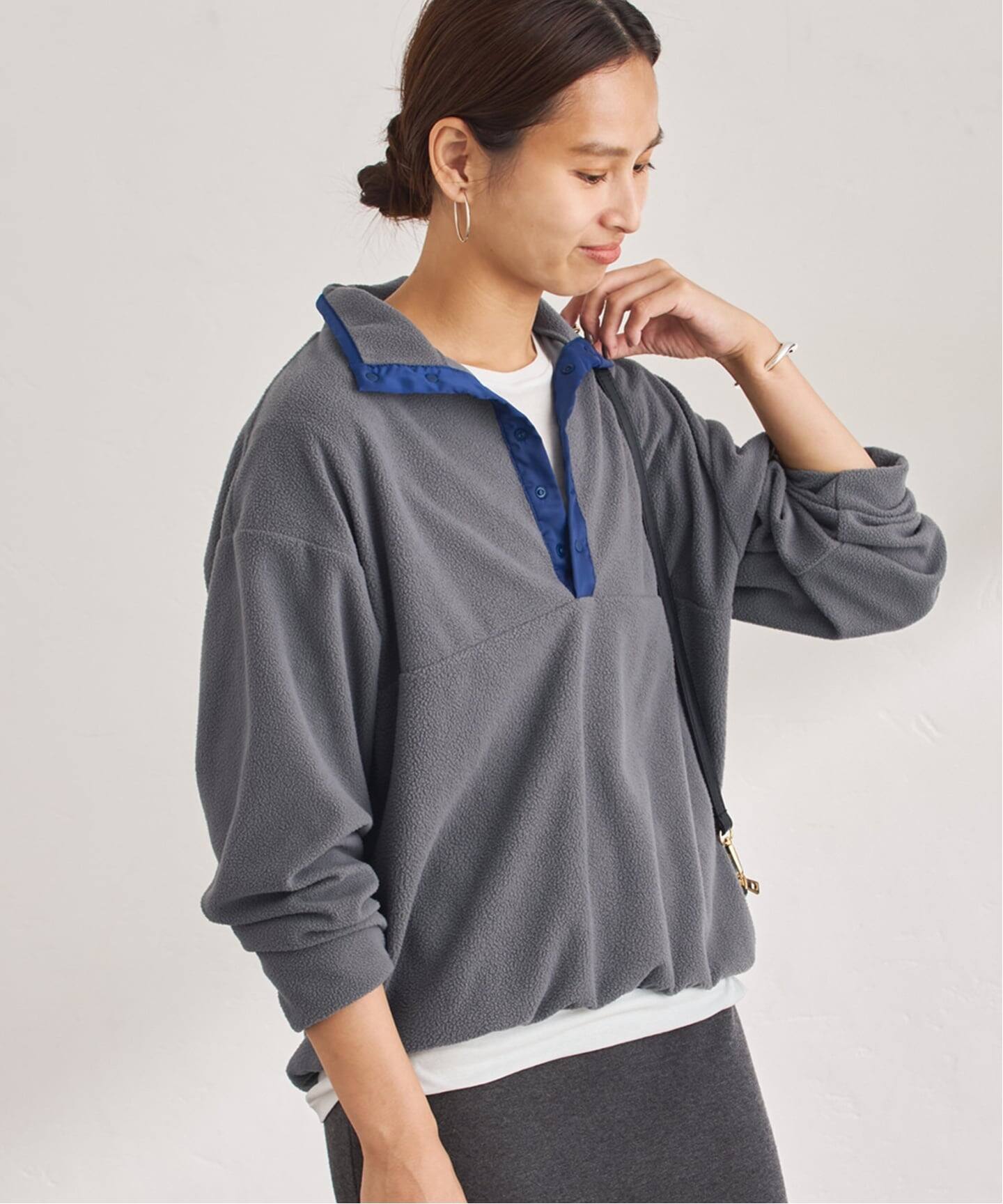 Stein OVER SLEEVE SLASH FLEECE 20aw
